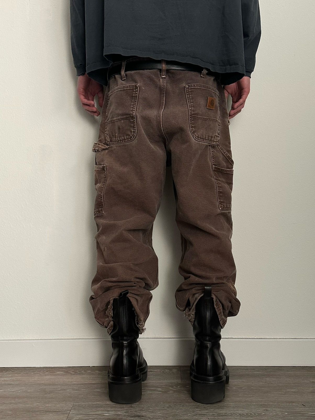 Carhartt Thrashed Vintage Carhartt double knee Size US 36 / EU 52 - 2 Thumbnail