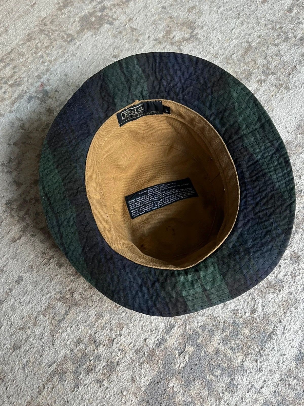 Polo Ralph Lauren Polo Ralph Lauren Green Plaid Bucket Hat Cap 90s Sz L Size 30 - 5 Thumbnail
