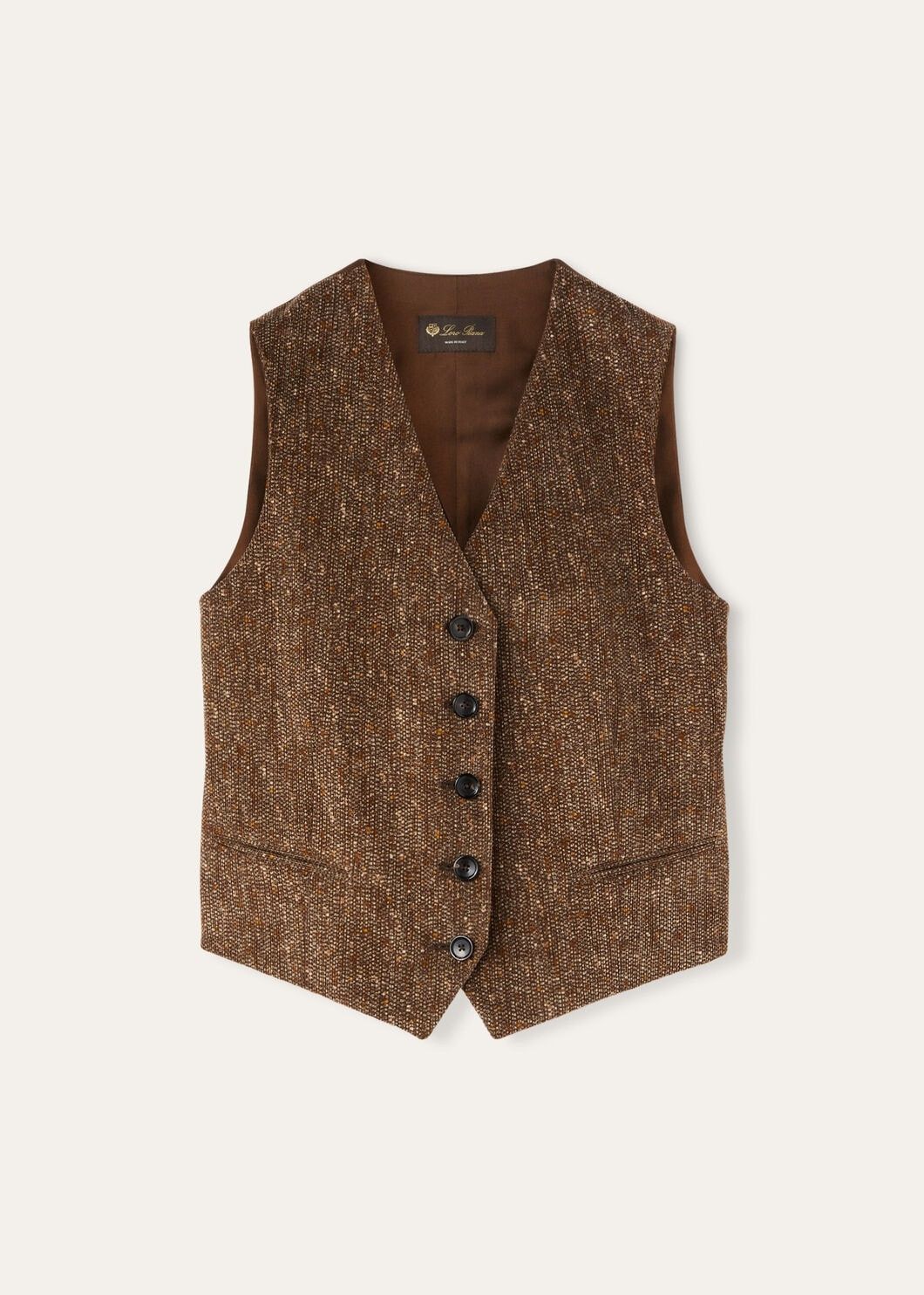 Loro Piana o1srvl11e0825 FAO4098 Duke Gilet Vest in Brown Size XS / US 0-2 / IT 36-38 - 1 Thumbnail