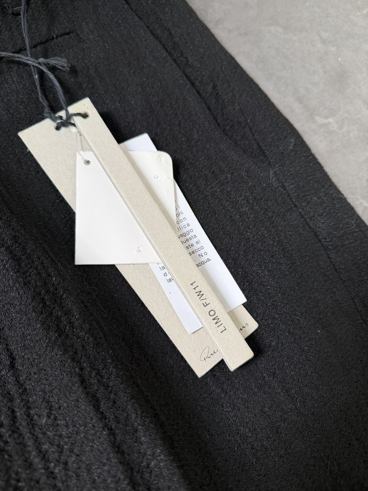 Rick Owens F/W 11 "LIMO" Textured Mohair & Wool Trousers Rick Owens Size US 34 / EU 50 - 5 Thumbnail