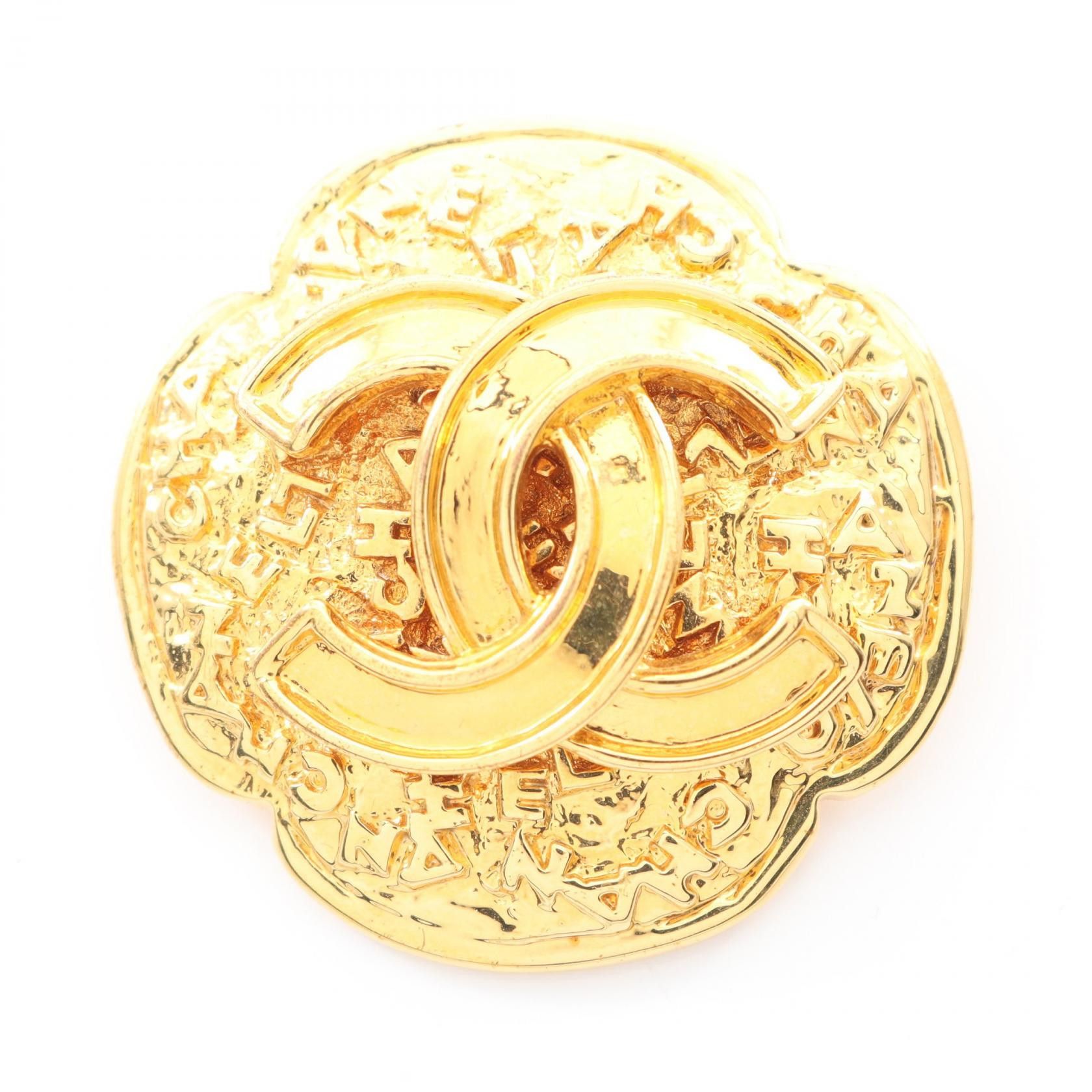 Chanel Chanel Chanel Coco Mark Brooch Metal Brooch DUTY FREE for USA Size ONE SIZE - 1 Thumbnail