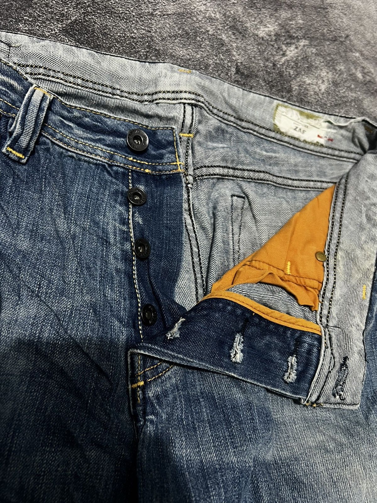 Diesel Vintage Diesel Zaf Flare Y2k Jeans Size US 33 - 6 Thumbnail