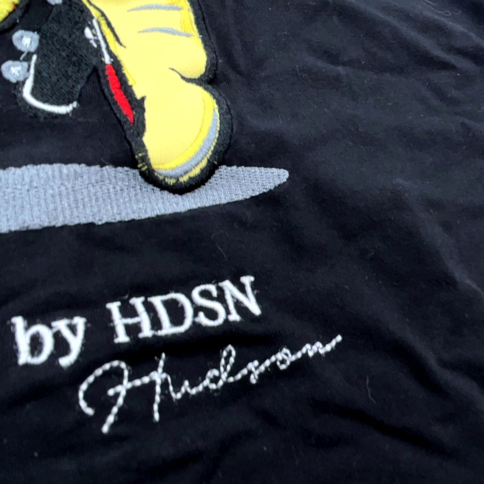 Hudson Hudson Outerwear Shirt Medium Black Tee T Protest Bear Kneeling Kapernick Men Size US M / EU 48-50 / 2 - 3 Thumbnail