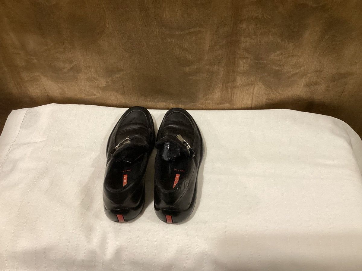 Prada Prada Men’s Leather Loafers Size US 8.5 / EU 41-42 - 3 Thumbnail