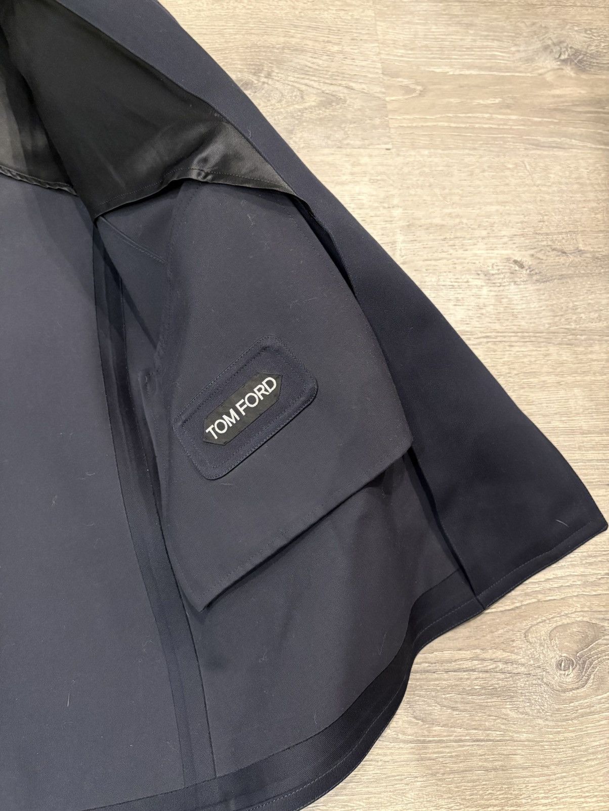 Tom Ford Men’s Tom Ford Kazan Navy Overcoat SZ 48 Size US M / EU 48-50 / 2 - 10 Thumbnail