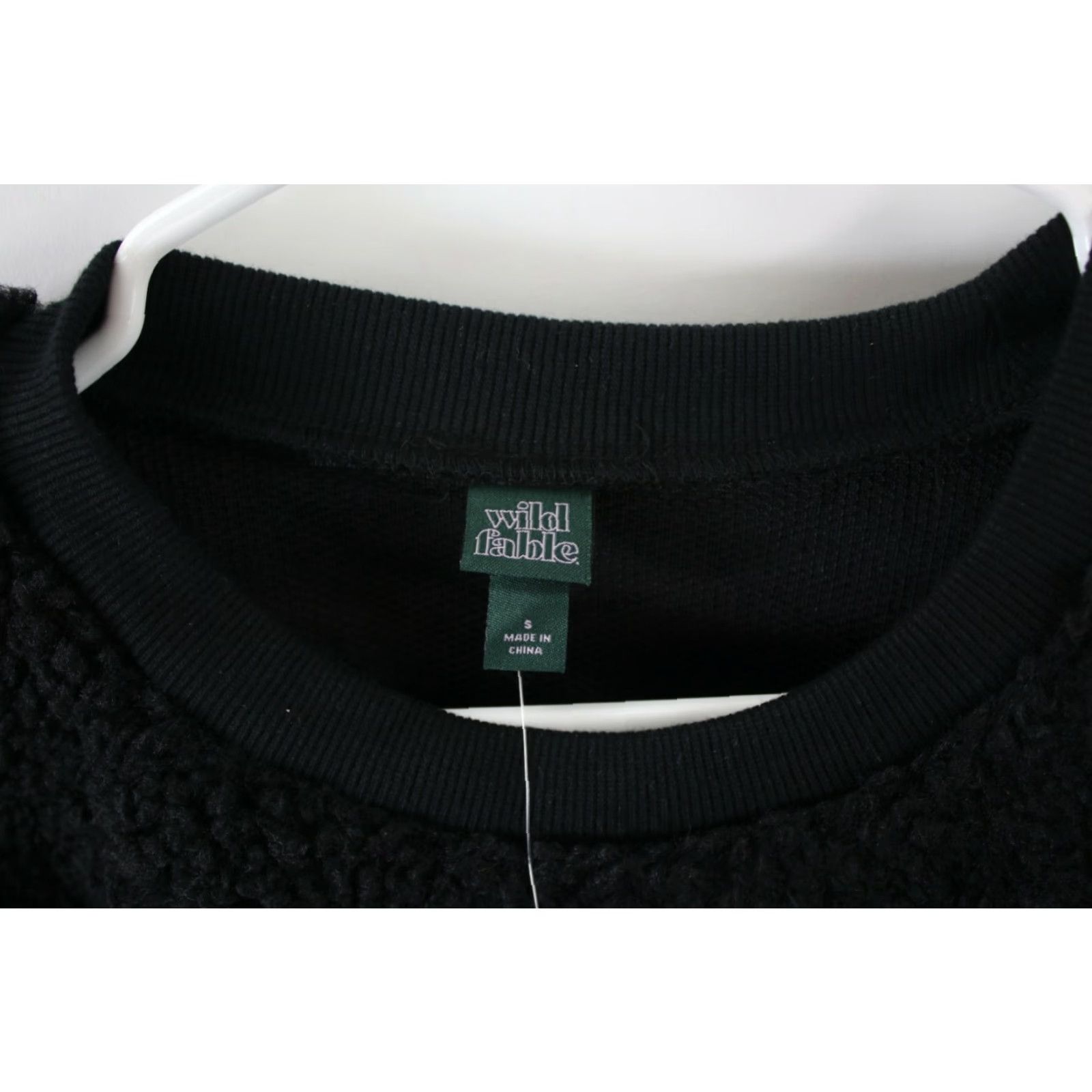 Vintage Wild Fable Womens Green Crewneck Long Sleeve Sherpa Pullover Sweater Size S Size S / US 4 / IT 40 - 4 Thumbnail