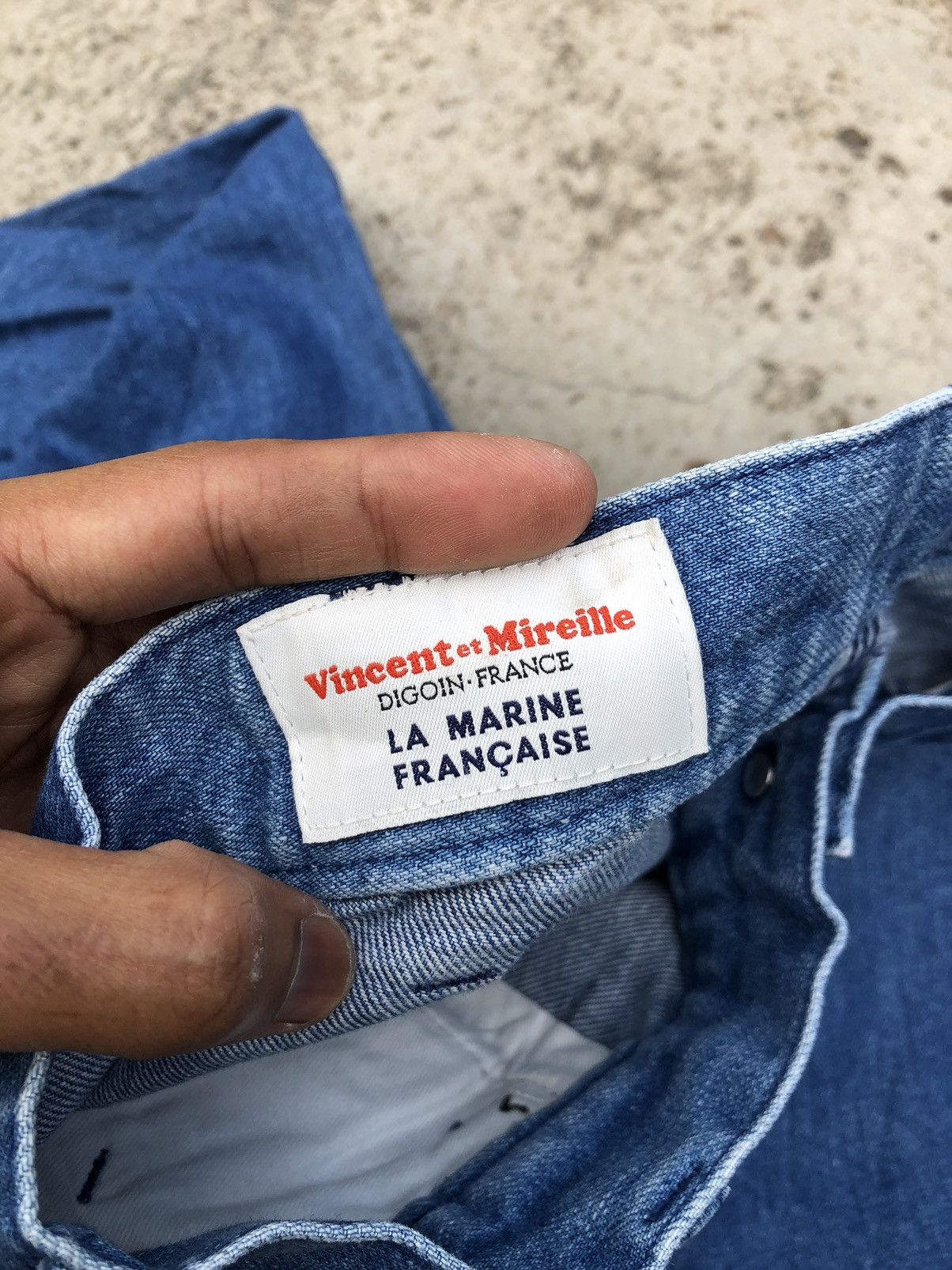 Other BAGGY CROPPED DENIM BY VINCENT ET MIREILLE Size US 28 / EU 44 - 3 Thumbnail