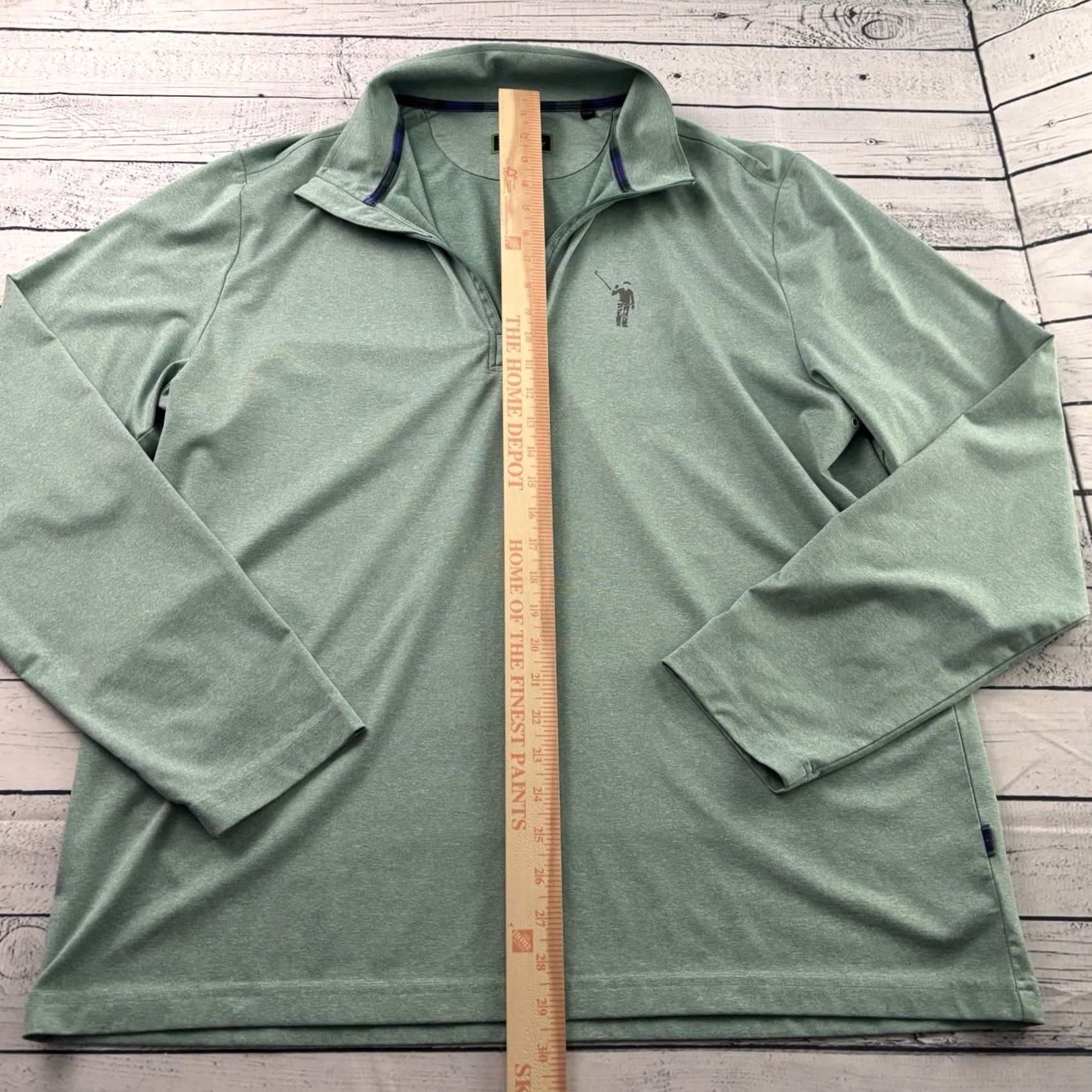 Vintage William Murray Pullover 1/4 Zip Jacket Men's XL Green Athletic Golf Shirt Size US XL / EU 56 / 4 - 4 Thumbnail