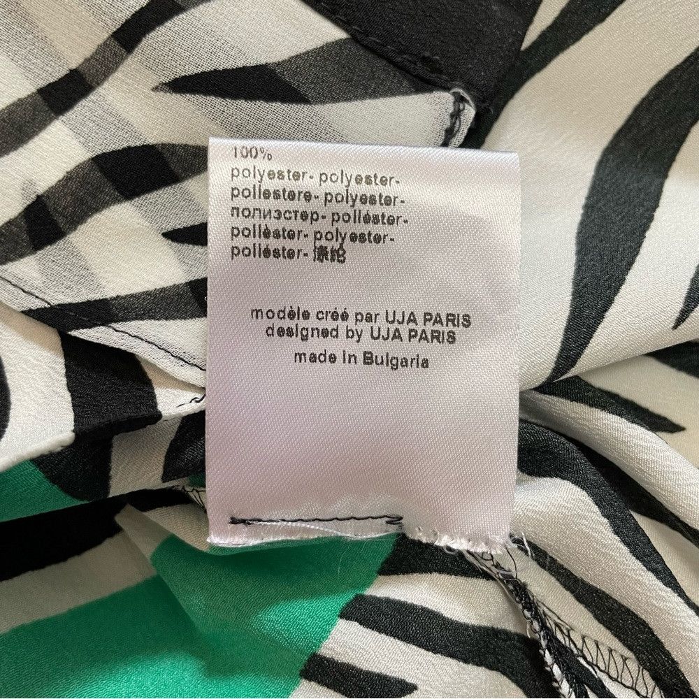Other Un Jour Ailleurs Button Front Green Black Top Size 1 US S Size S / US 4 / IT 40 - 7 Thumbnail