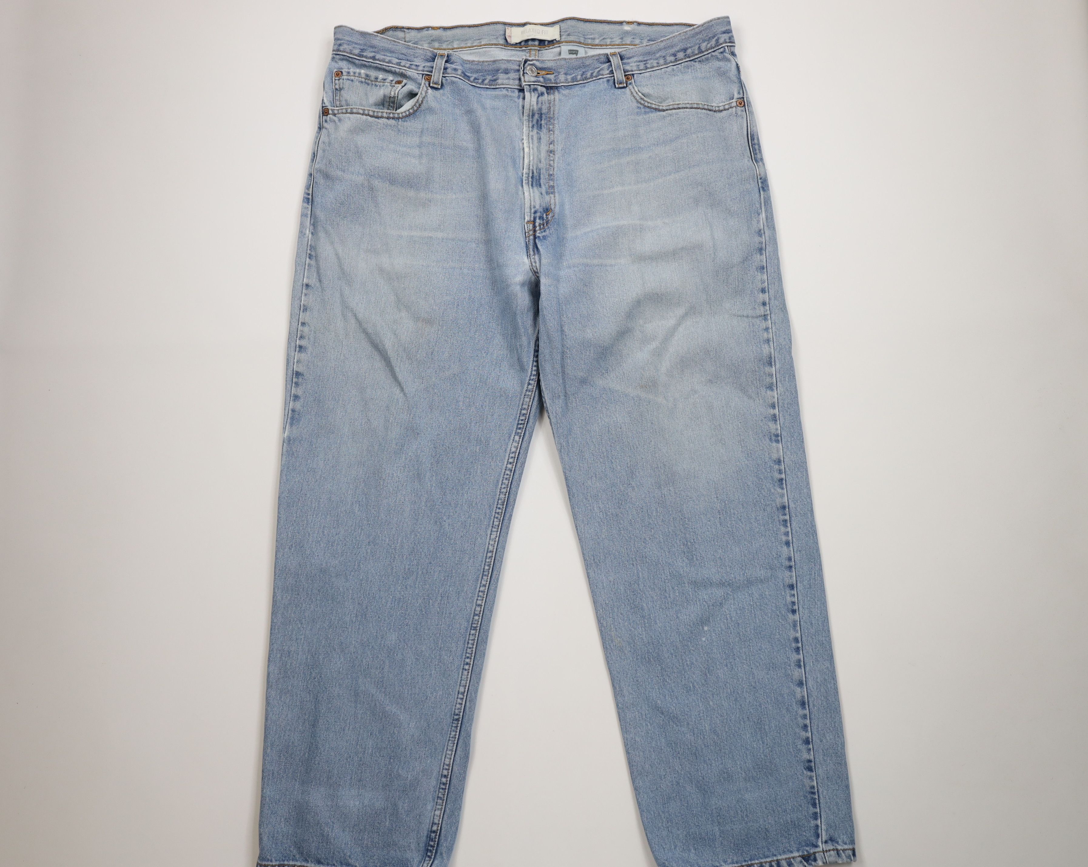 Levi's Vintage Y2K 2003 Levis 550 Relaxed Fit Denim Jeans Blue Size US 42 / EU 58 - 1 Thumbnail