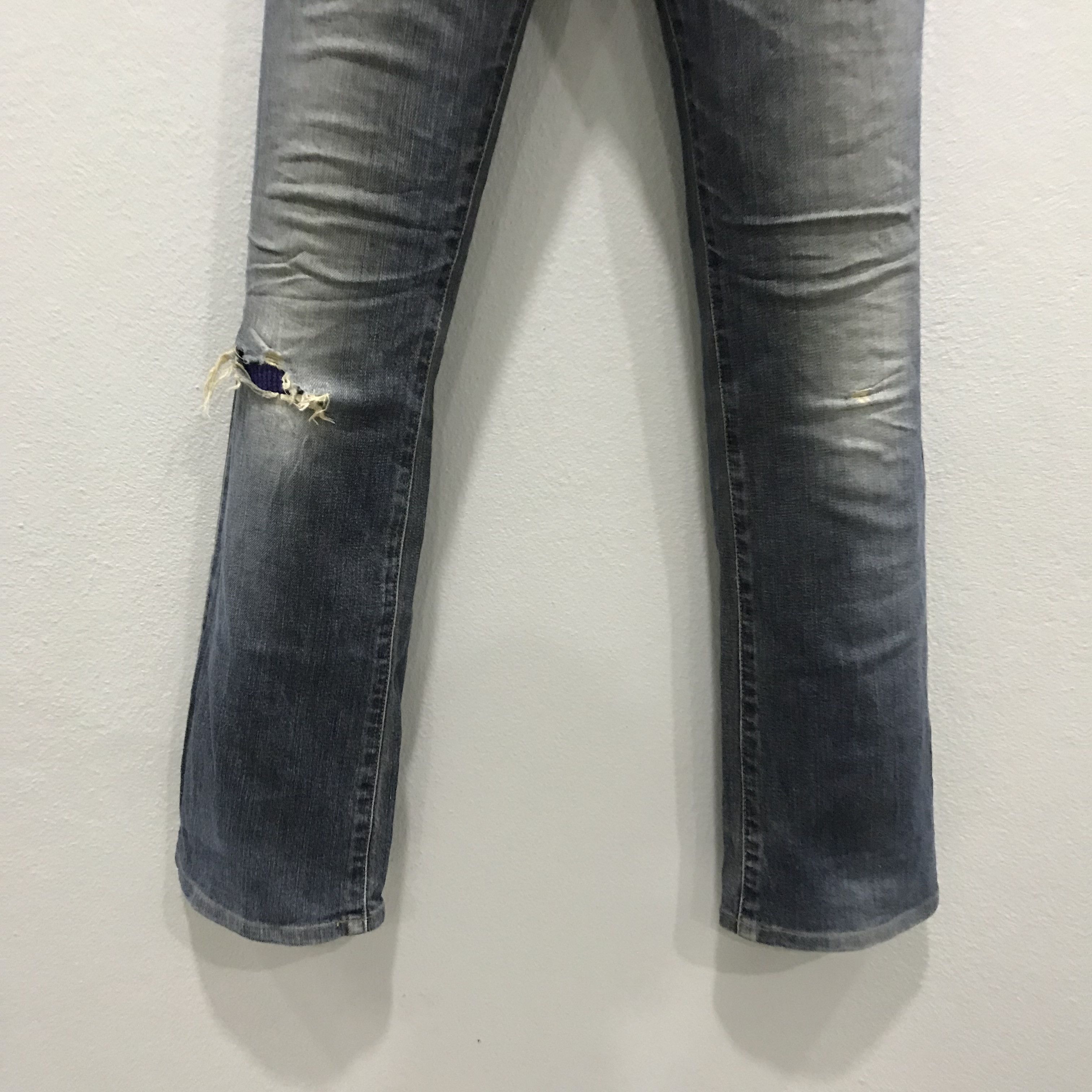 Wrangler Vintage 90's Wrangler Distressed Bootcut Jeans Size US 31 - 4 Thumbnail