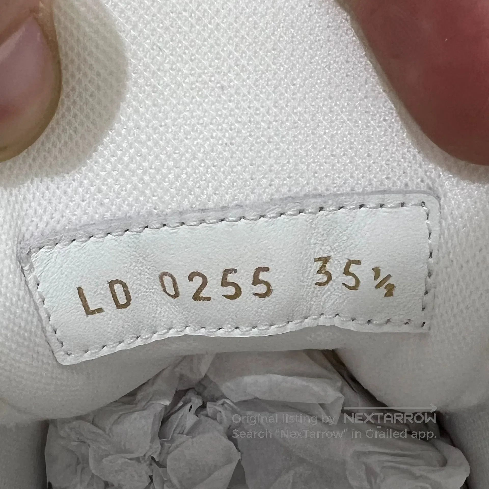 Louis Vuitton Louis Vuitton Trainer Pink and White Jeans shoes Size US 5 / IT 35 - 7 Thumbnail