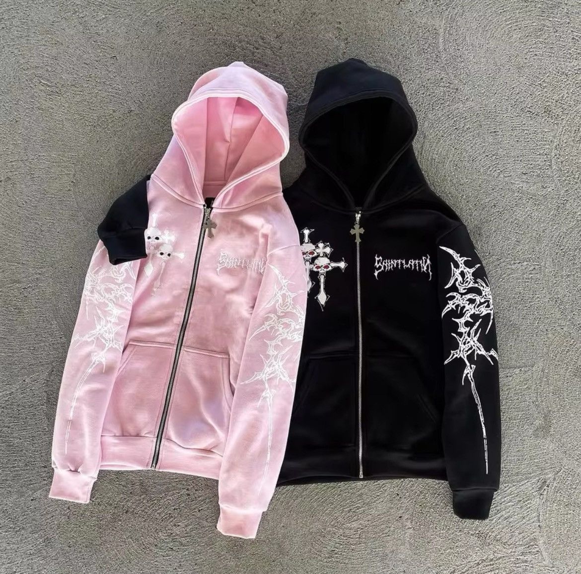 Designer × Japanese Brand Y2K Hoodie Printed Pullover Sweatshirt Size US M / EU 48-50 / 2 - 5 Thumbnail
