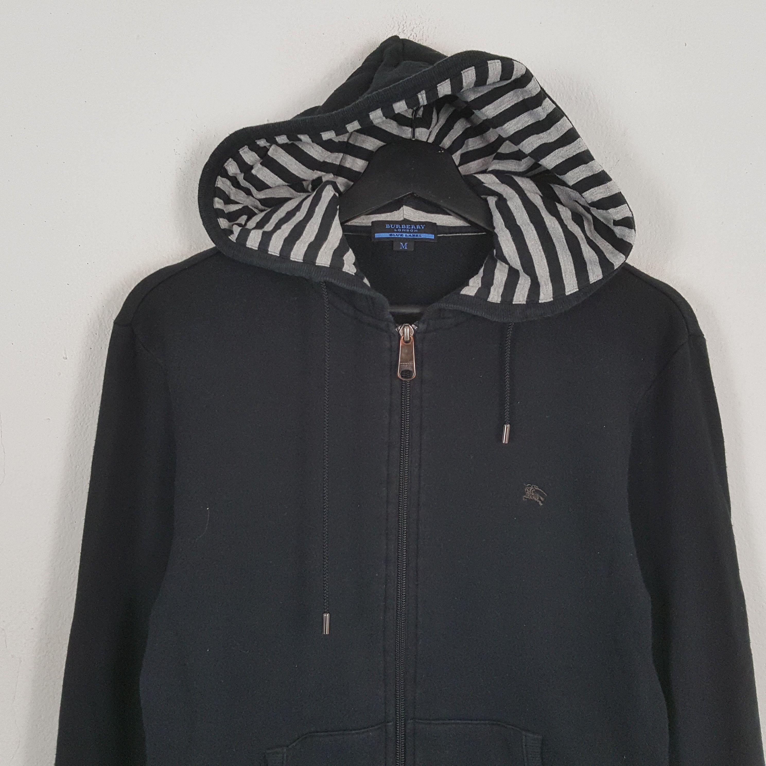 Burberry × Vintage BURBERRY LONDON BLUE LABEL Custom Art Zipper Hoodies Size US S / EU 44-46 / 1 - 4 Thumbnail