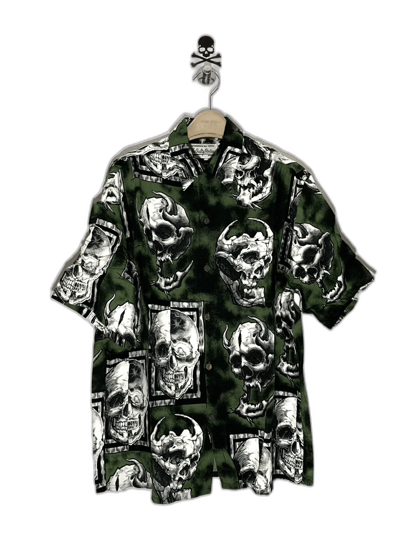 WACKO MARIA Skull Print Short Sleeve Shirt