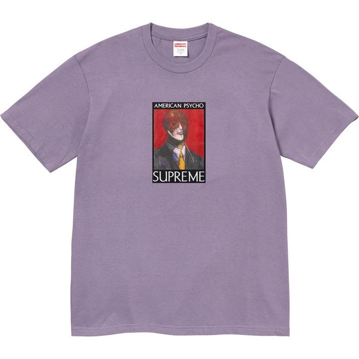 Supreme Supreme American Psycho Tee Dusty Purple Size XXL | Grailed