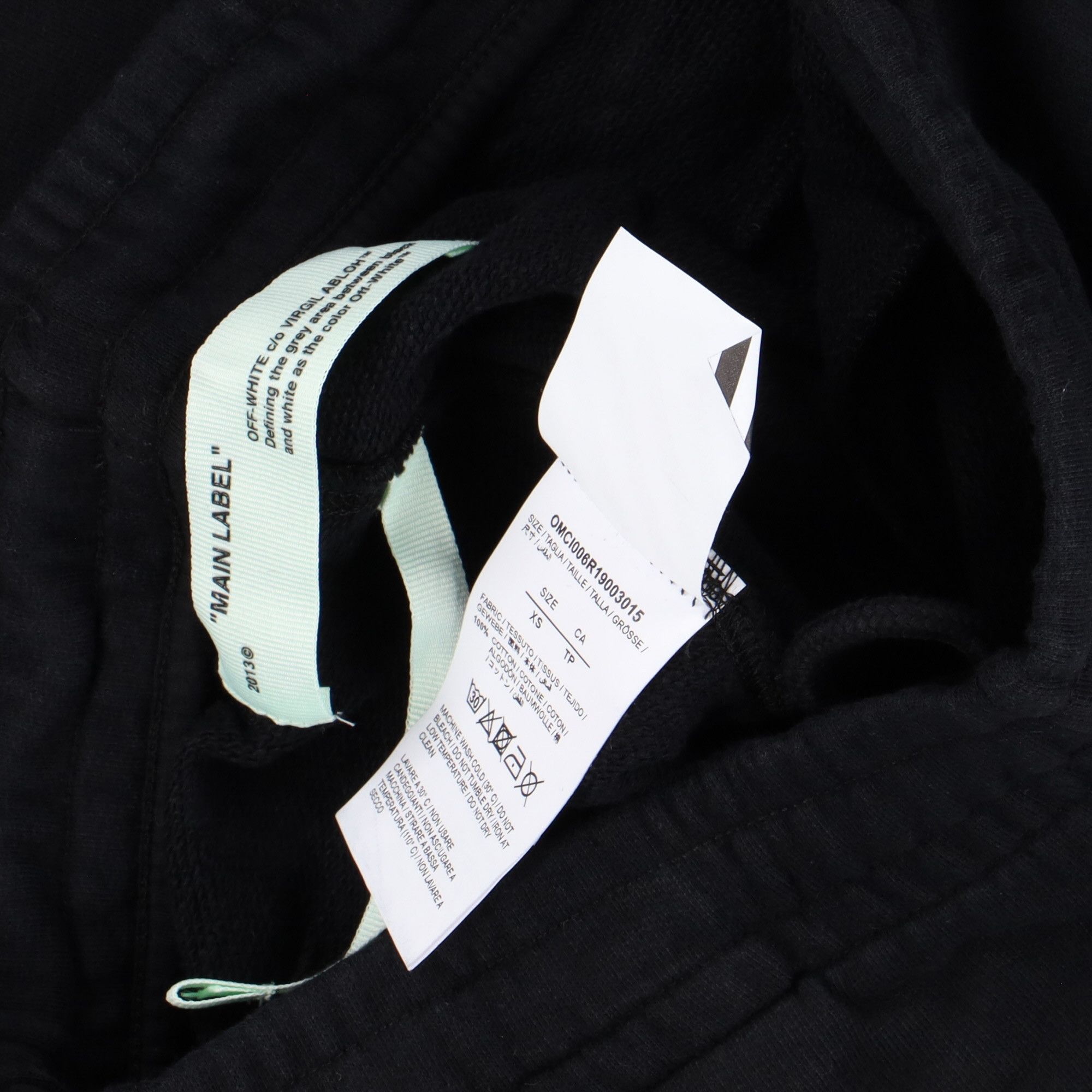 Off-White Black Impressionism Diag Stencil Sweatshorts Size 28" / US 6 / IT 42 - 5 Thumbnail