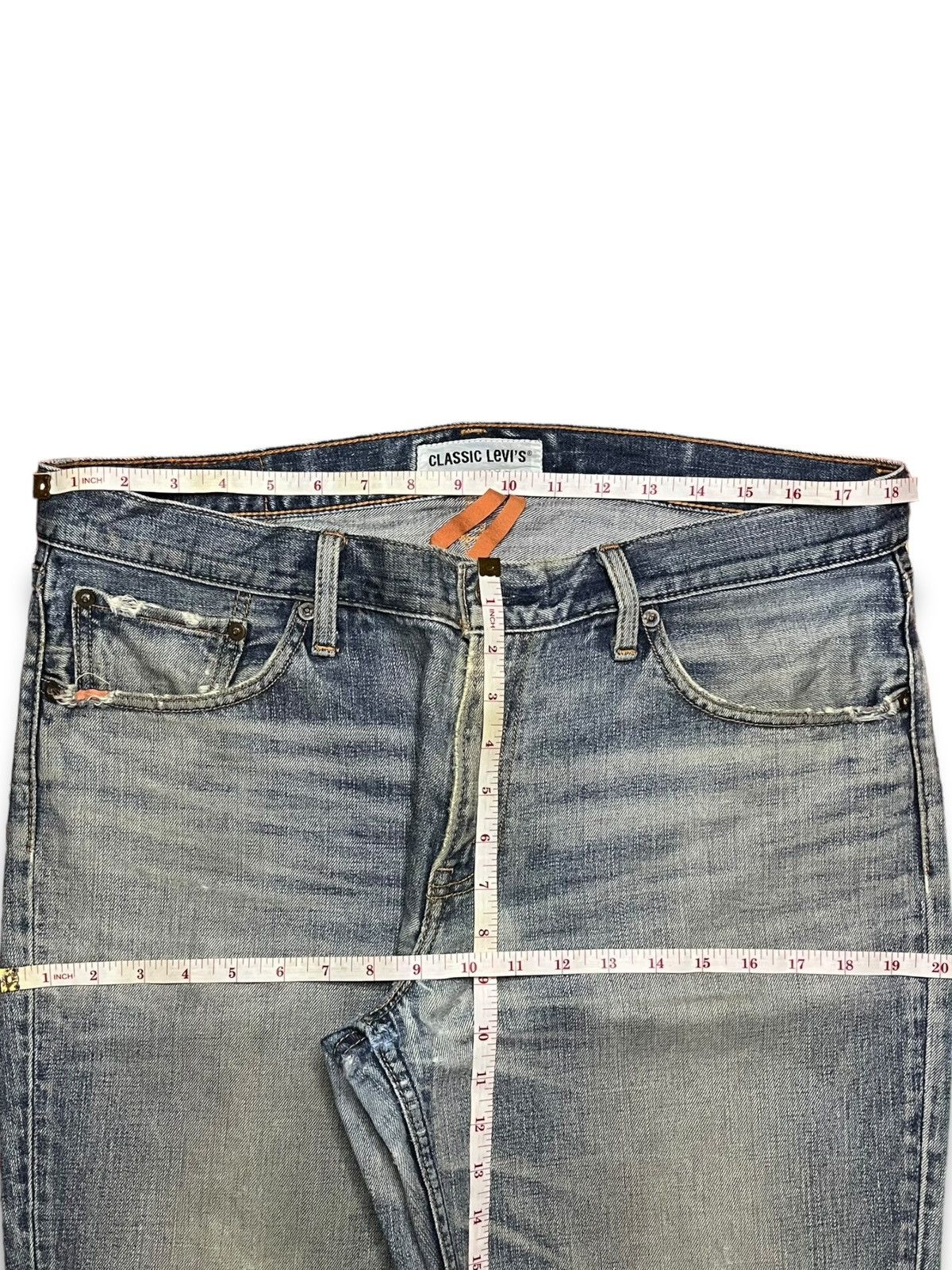 Levi's Vintage Levis 502 Classic Faded Wash Distressed Baggy Jeans Size US 37 - 12 Thumbnail