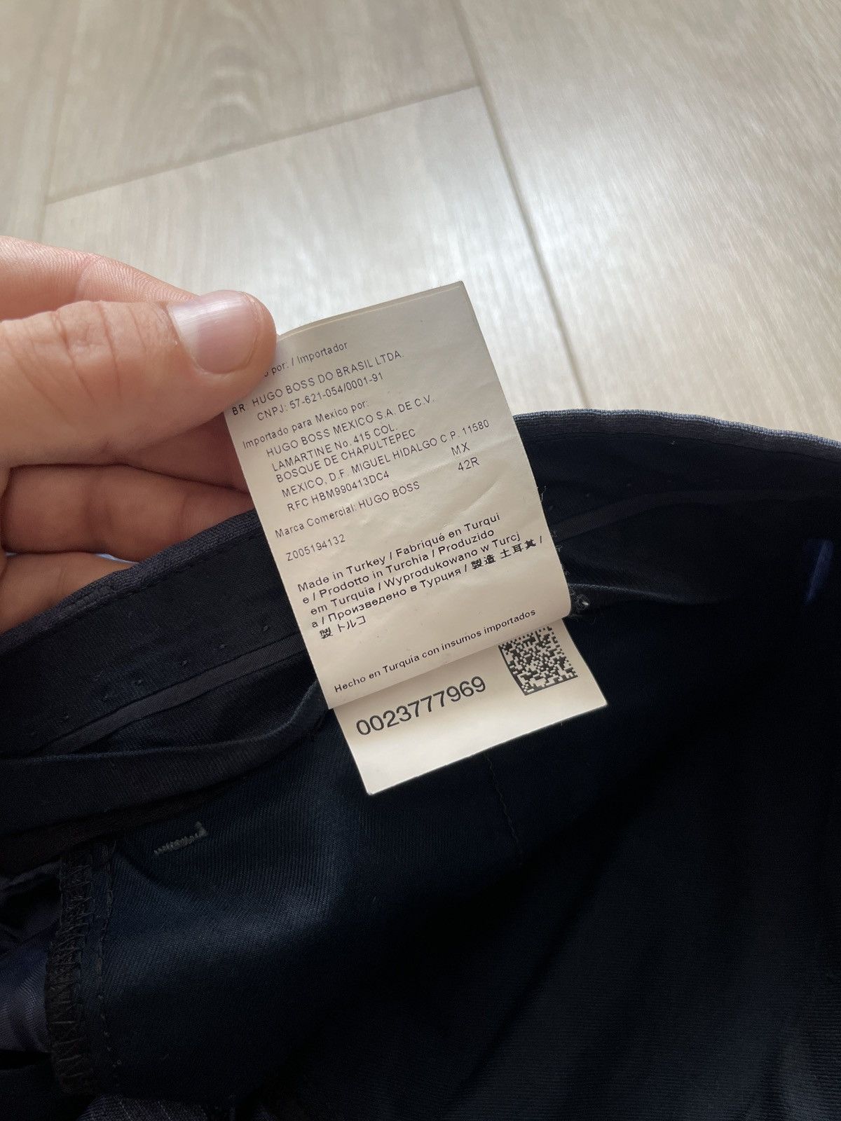Hugo Boss Hugo boss trousers wool mens classic pants 42R Size 42R - 7 Thumbnail