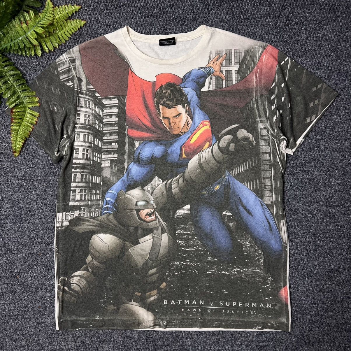 DC Comics Super Men vs Bat Man Dc Comics Warner Bros Vintage Movie Size US XL / EU 56 / 4 - 1 Thumbnail