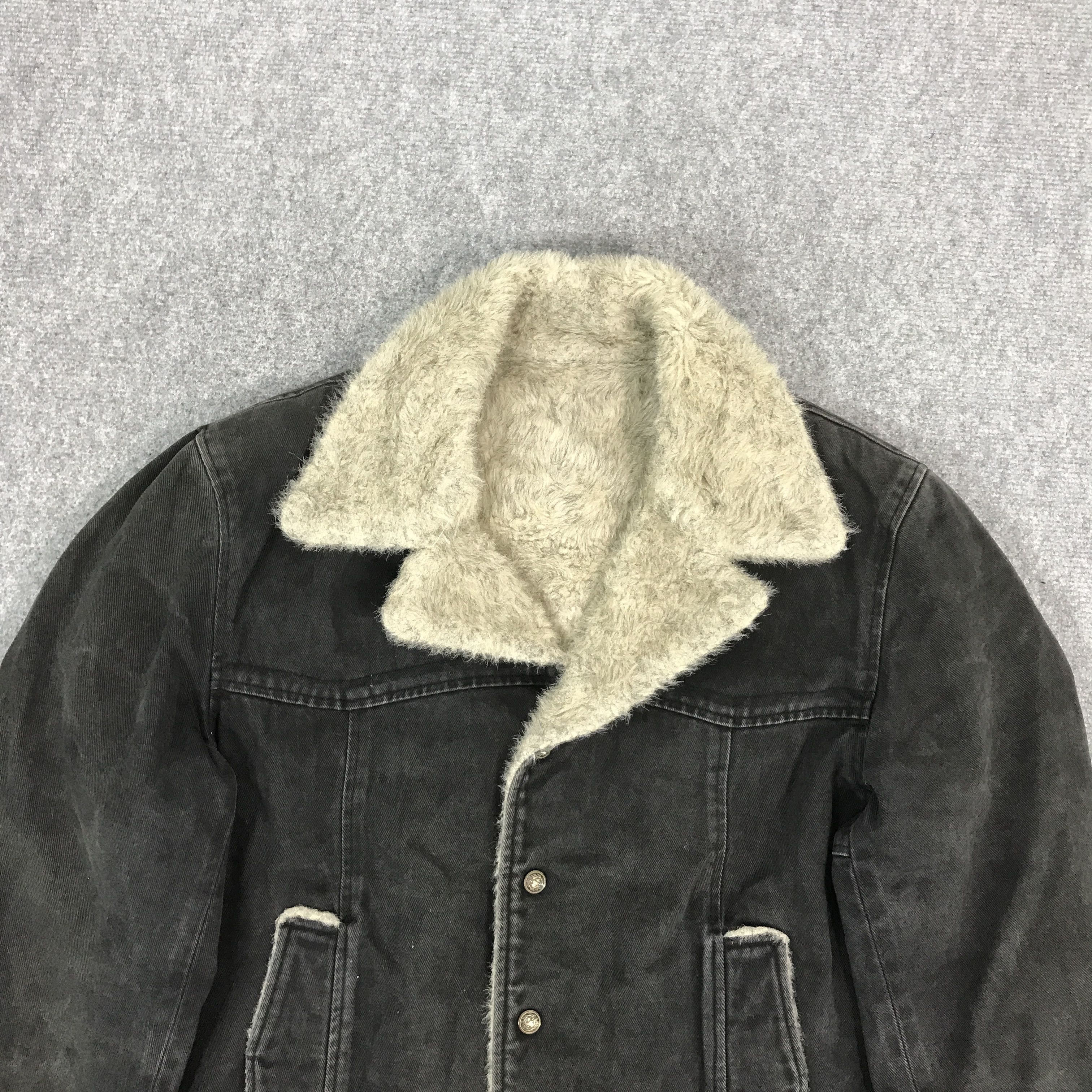BIGI × Japanese Brand MEN’S BIGI JAPAN FUR DENIM SNAP BUTTON JACKET Size US L / EU 52-54 / 3 - 3 Thumbnail