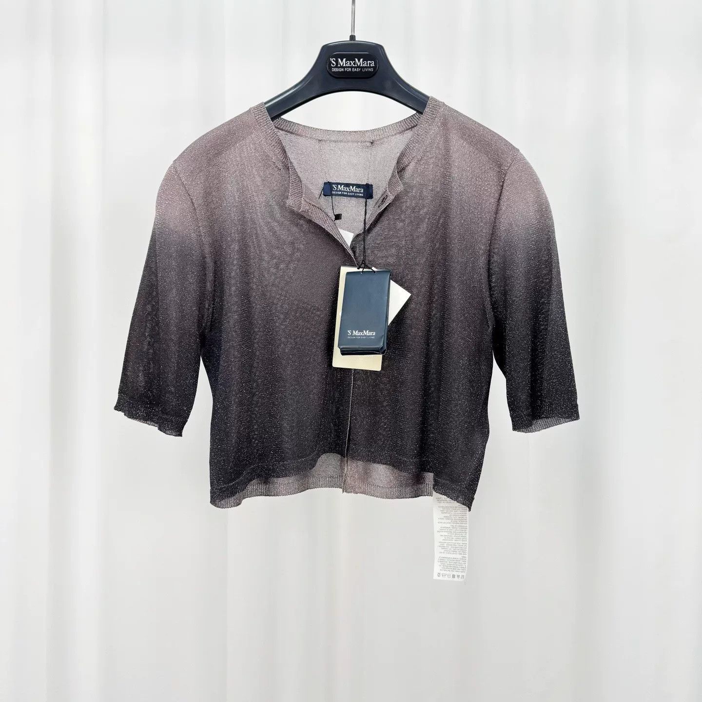 Max Mara Maxmara Gradient Glitter Knit Top Size M / US 6-8 / IT 42-44 - 1 Thumbnail
