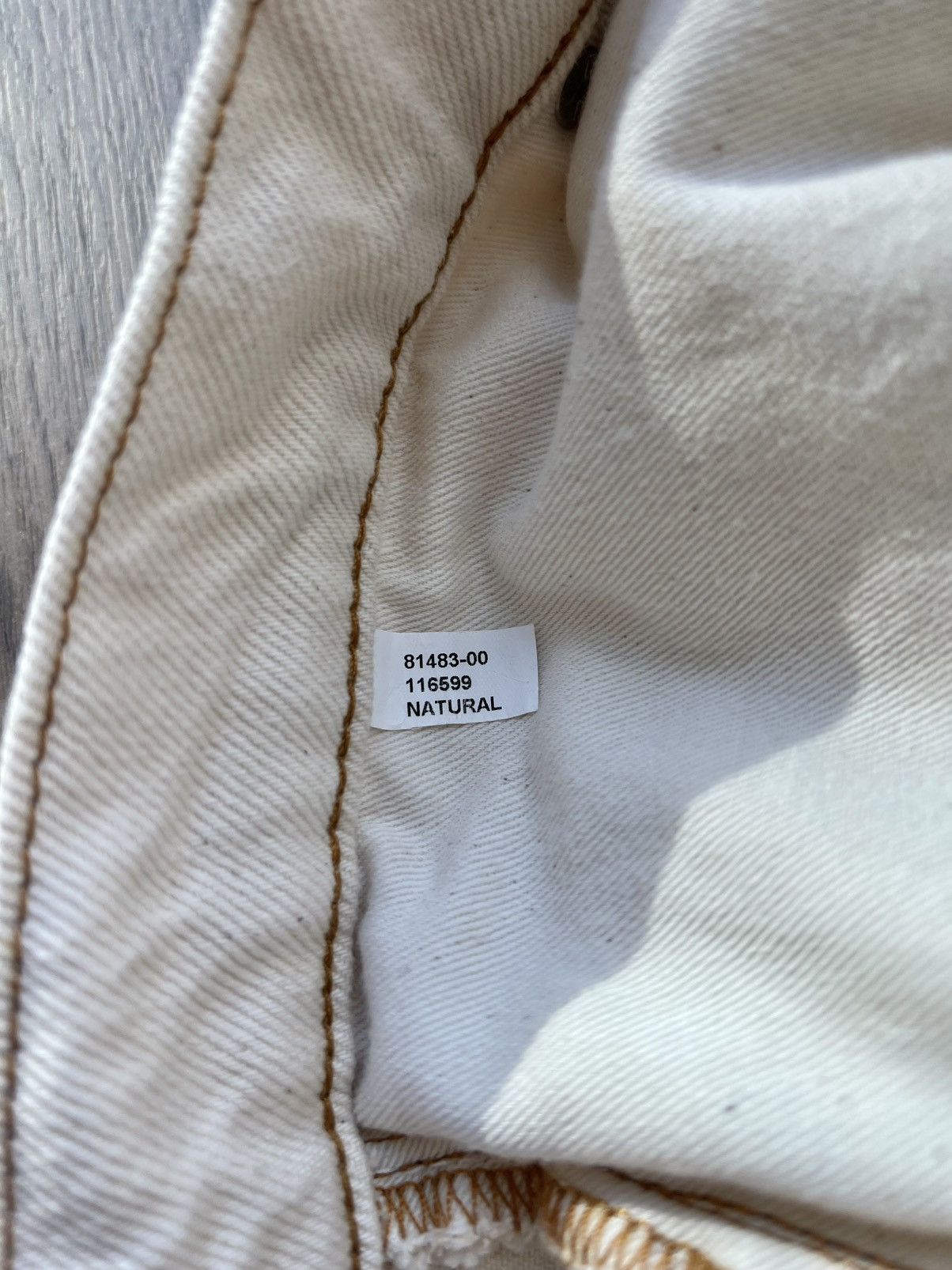 Stussy Sample Stussy Big Ol Denim Jean “Natural” 34 Size US 34 / EU 50 - 8 Thumbnail