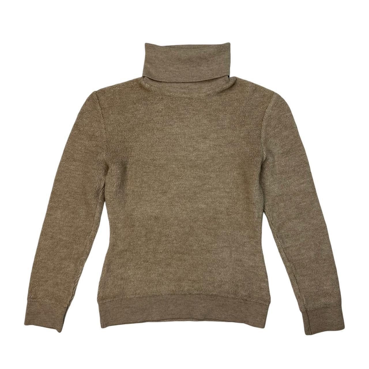 Issey Miyake ISSEY MIYAKE Early 2000s Khaki Turtleneck Sweater Size US XS / EU 42 / 0 - 1 Thumbnail