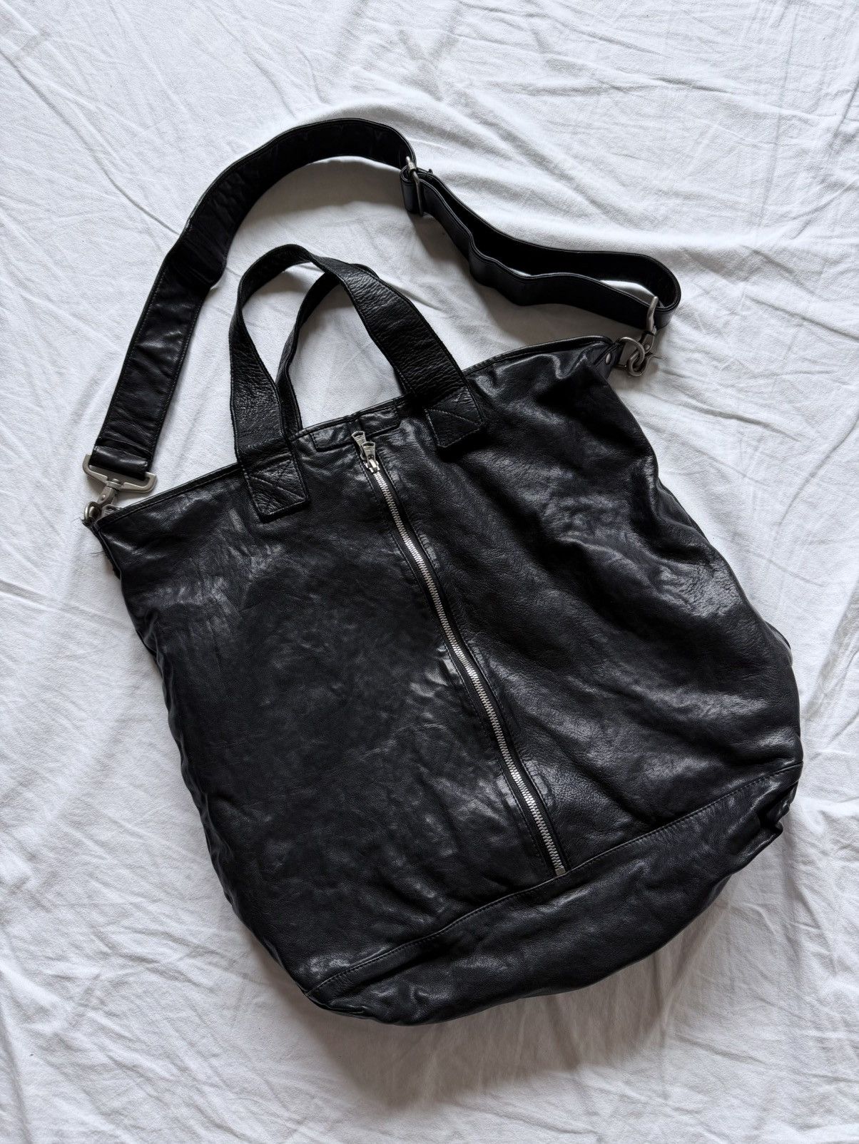 Isamu Katayama Backlash Isamu Katayama Backlash Object Dyed Leather Bag Size ONE SIZE - 4 Thumbnail