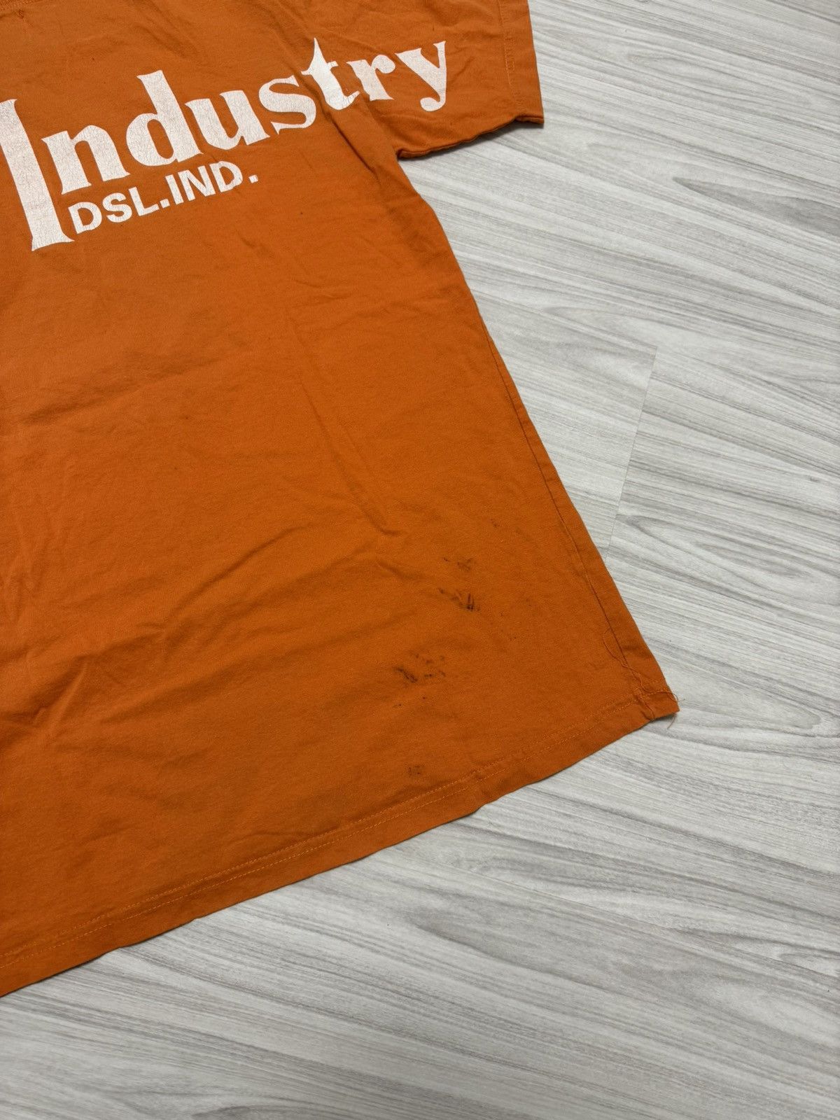 Diesel × Vintage Vintage Y2K Diesel Industry Big Logo Orange tee Size US M / EU 48-50 / 2 - 4 Thumbnail
