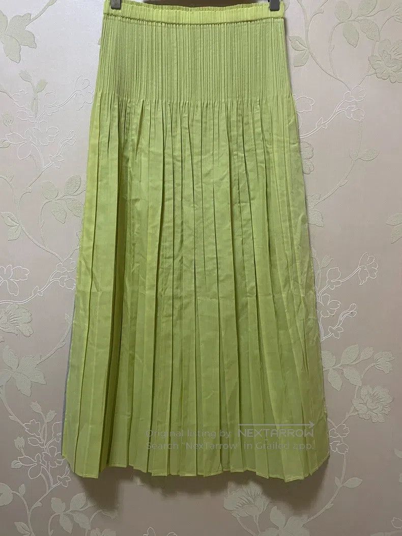 Issey Miyake Issey Miyake Double - Layer Pleated Midi Skirt Size 25" / US 0 / IT 36 - 1 Thumbnail