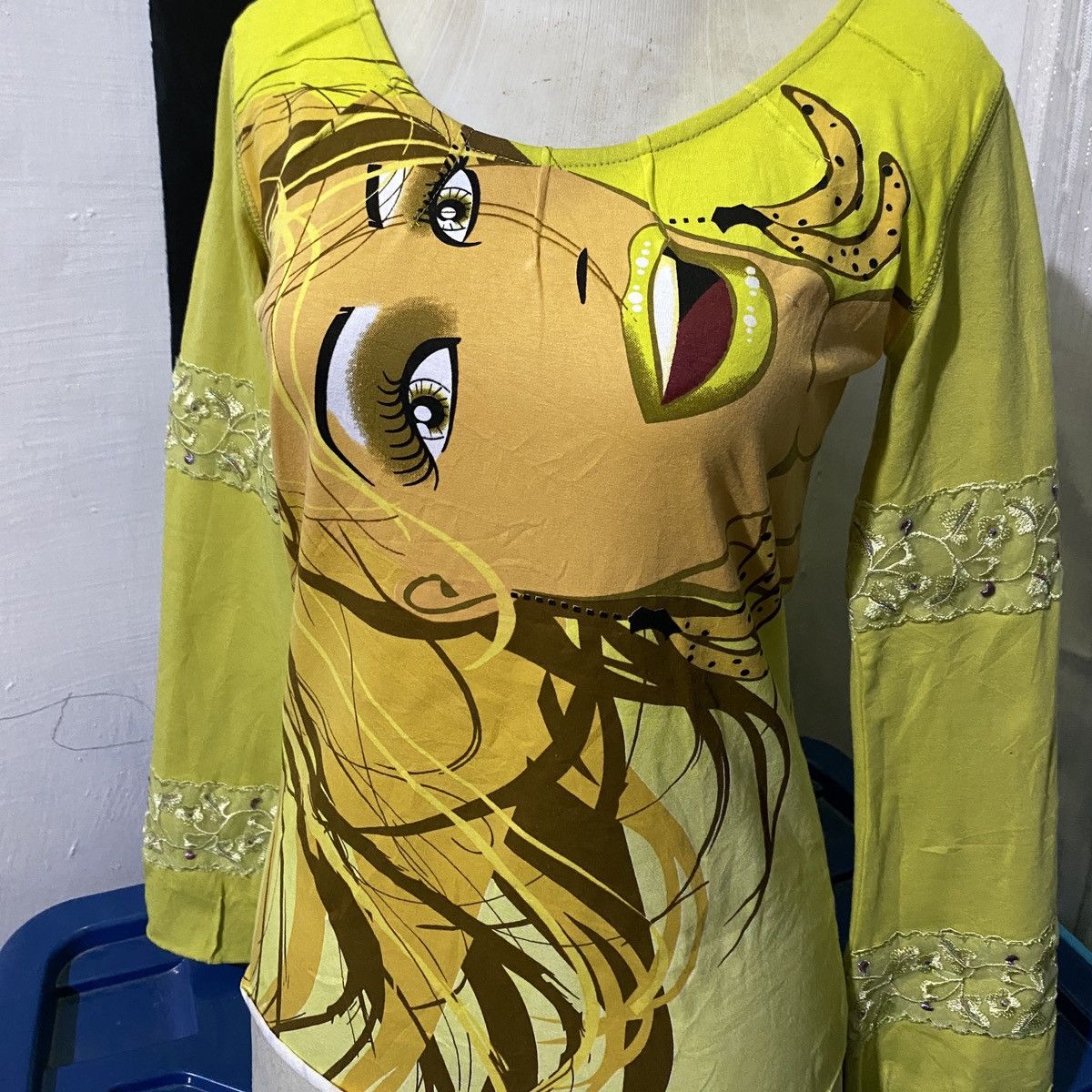 Custo Barcelona Custo barcelona avant garde long sleeve cotton T-shirt Size S / US 4 / IT 40 - 3 Thumbnail