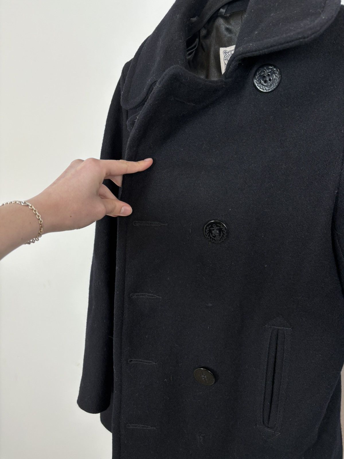 Schott Schott Bros U.S. 754W Women’s Black Wool Blend Peacoat Size S / US 4 / IT 40 - 15 Thumbnail