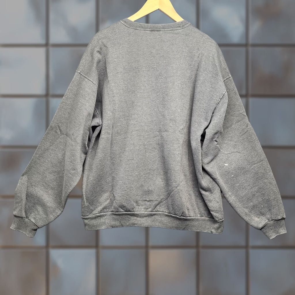 Jerzees VINTAGE Jerzees Premium Fit Sweatshirt Crewneck Sweatshirt 2XL Mens Grey Spot Sweatshirt Size US XXL / EU 58 / 5 - 1 Thumbnail