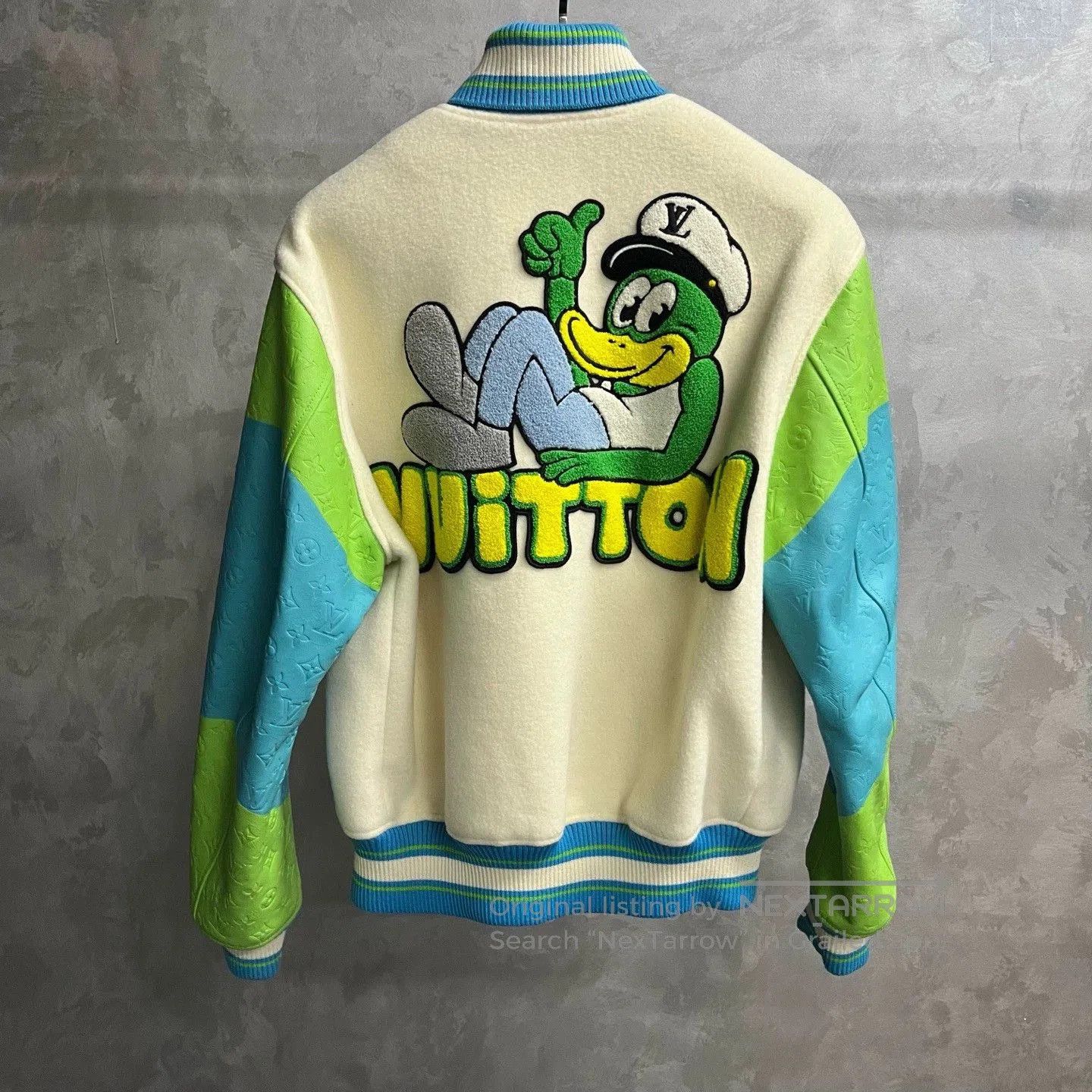 Louis Vuitton multicolor cartoon embroidered baseball jacket. Size US L / EU 52-54 / 3 - 5 Thumbnail