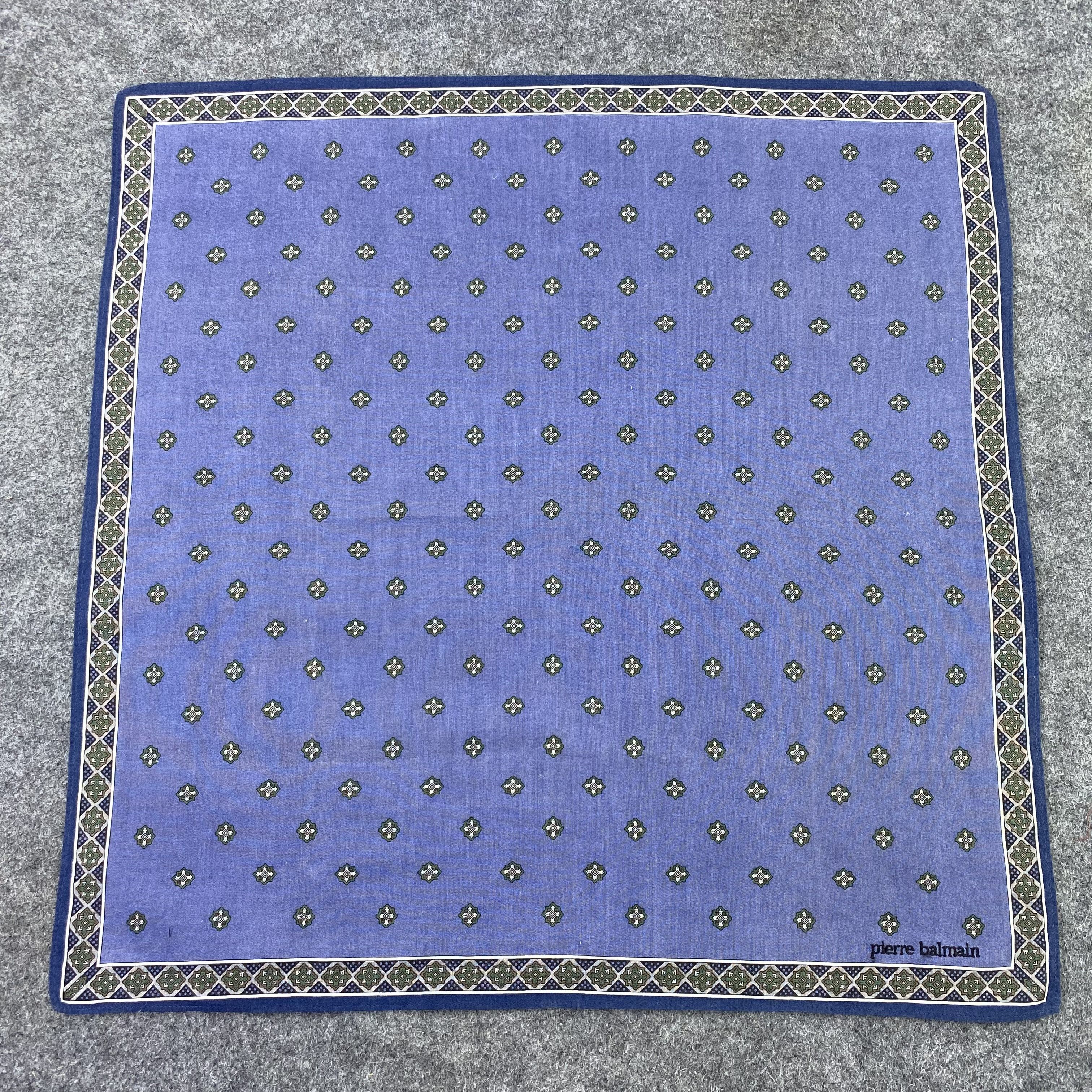 Pierre Balmain × Vintage Pierre Balmain Handkerchief / Bandana / Neckerchief -B709 Size ONE SIZE - 3 Thumbnail