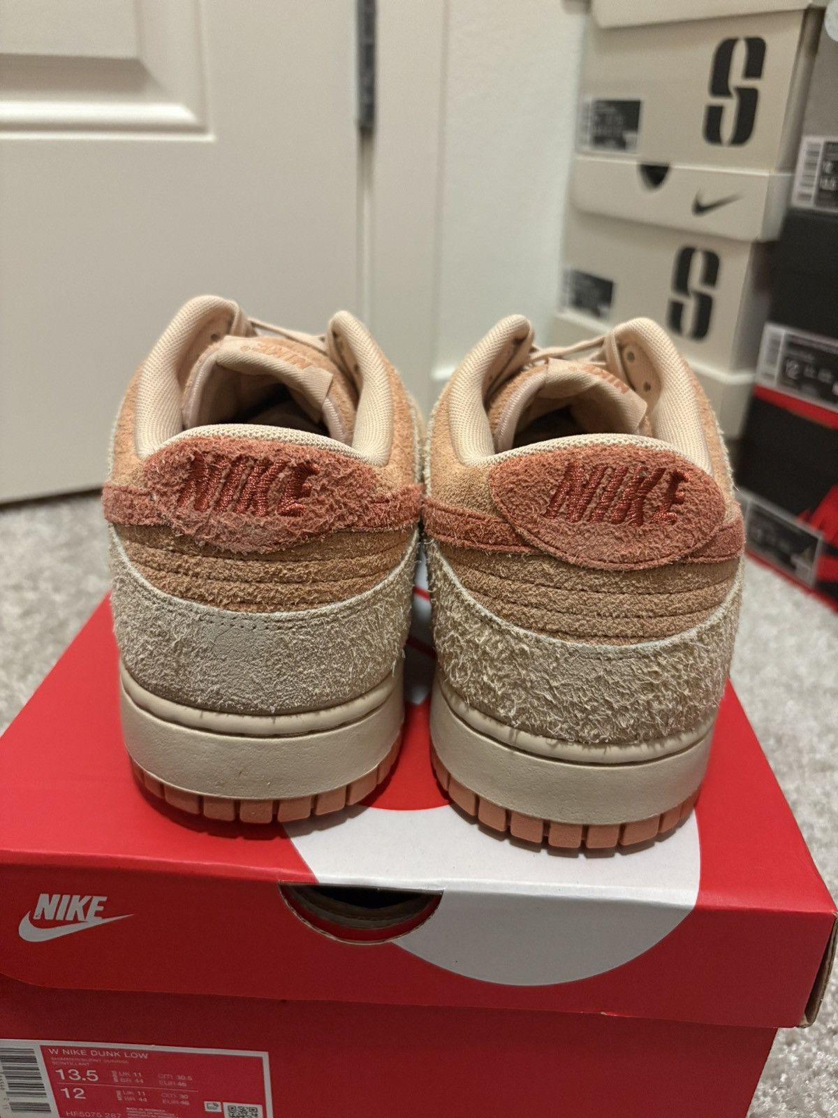 Nike Dunk Low Shimmer Burnt Sunrise Size US 12 / EU 45 - 4 Thumbnail