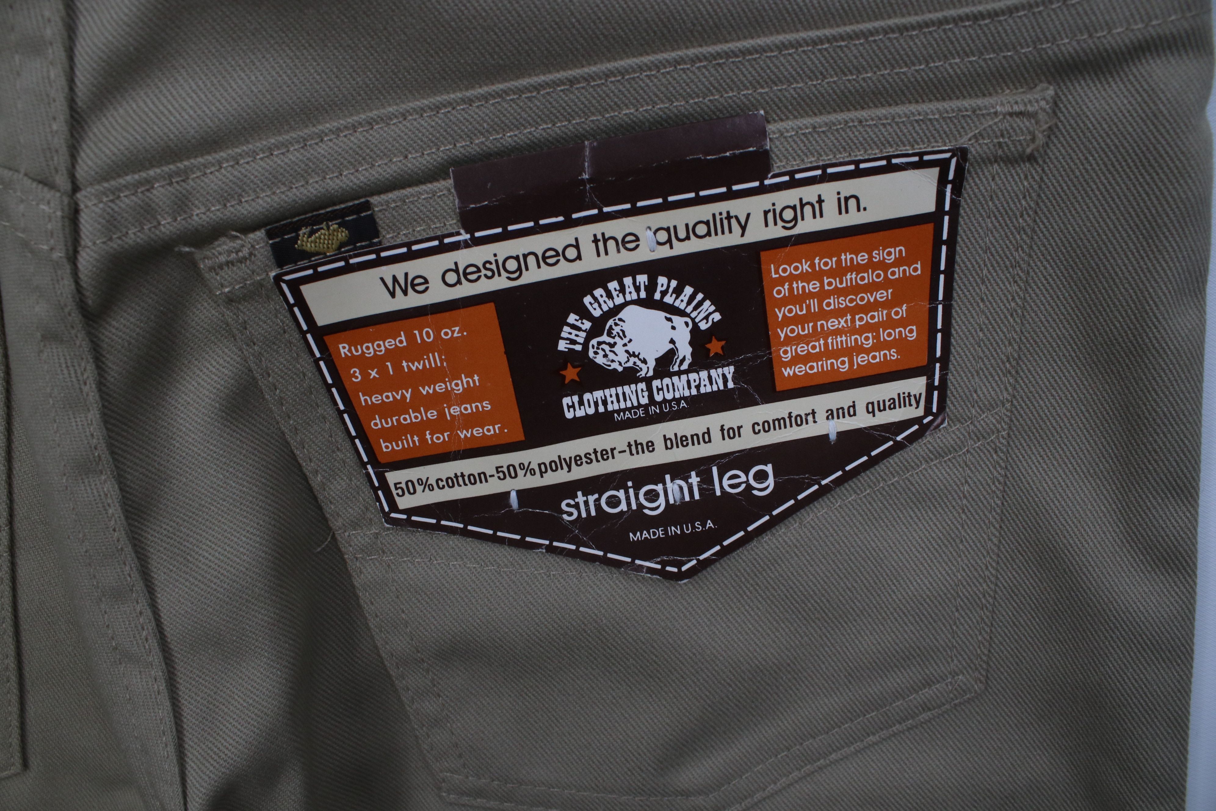 Vintage Deadstock Vintage 70s Streetwear Straight Leg Jeans USA Size US 32 / EU 48 - 11 Thumbnail