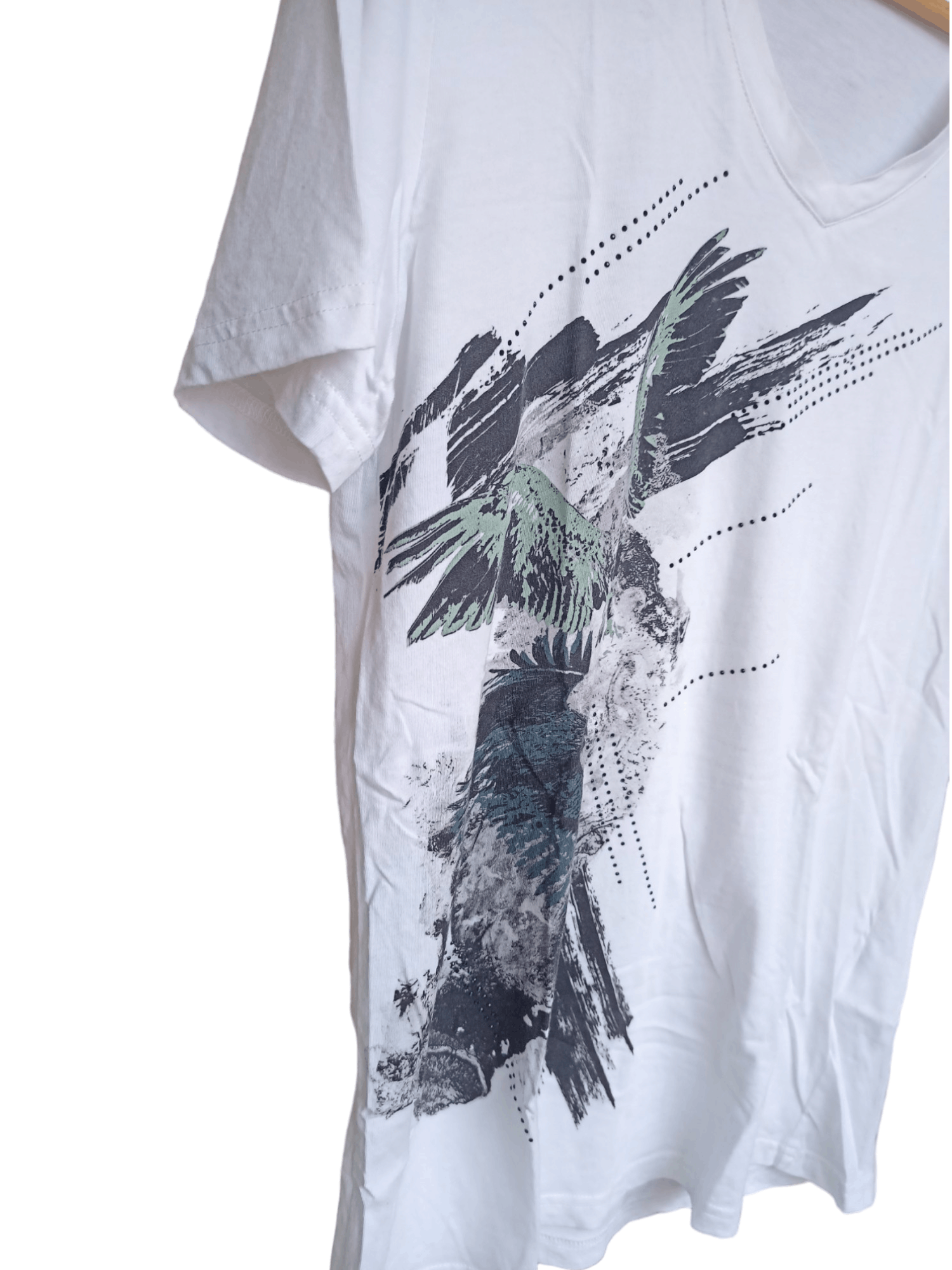 Tornado Mart Tornado Mart Eagle Concept V Neck Short Sleeve T- Shirt Size US L / EU 52-54 / 3 - 11 Thumbnail