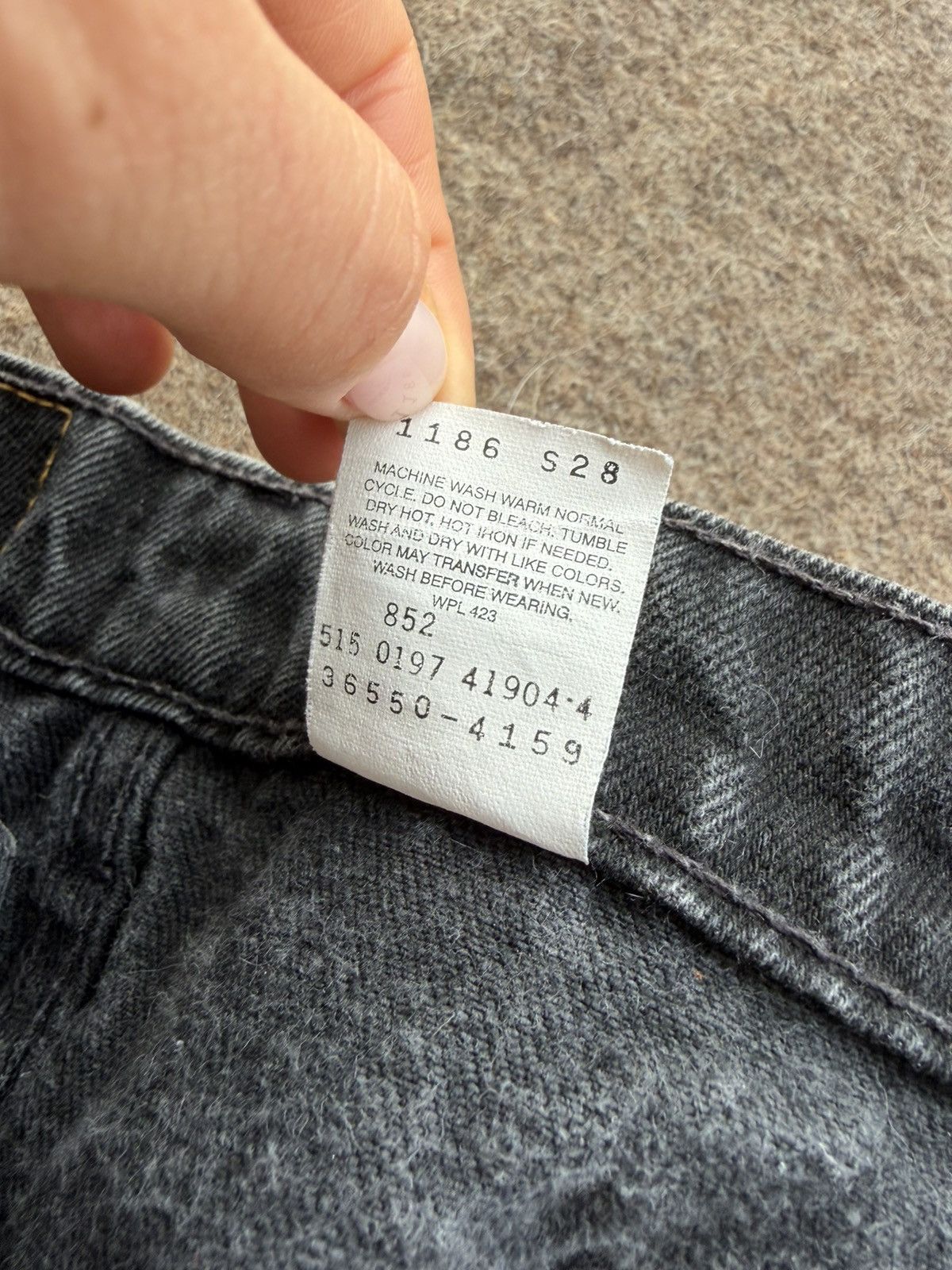 Levi's Levi’s 550 Made in USA Orange Tab Denim Shorts Size US 33 - 15 Thumbnail