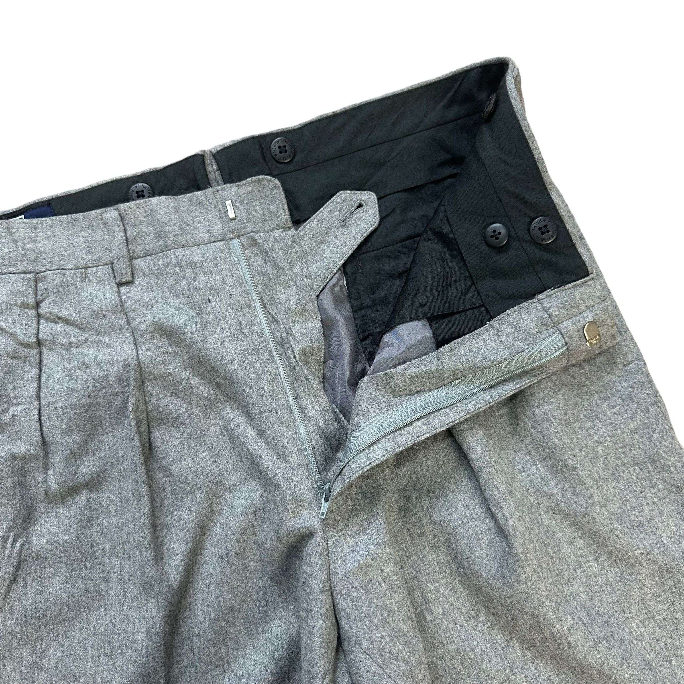 Polo Ralph Lauren POLO RALPH LAUREN WOOL TROUSERS / CASUAL PANT #7893-188 Size US 31 - 4 Thumbnail
