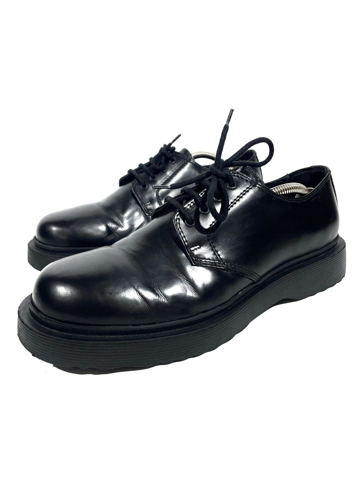 image of Arket Men Black Classic Leather Shoes Portugal Size 44