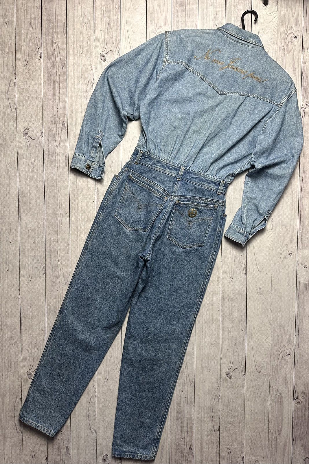 Other Vintage Moschino denim overalls jeans size S/M rare Size L / US 10 / IT 46 - 1 Thumbnail