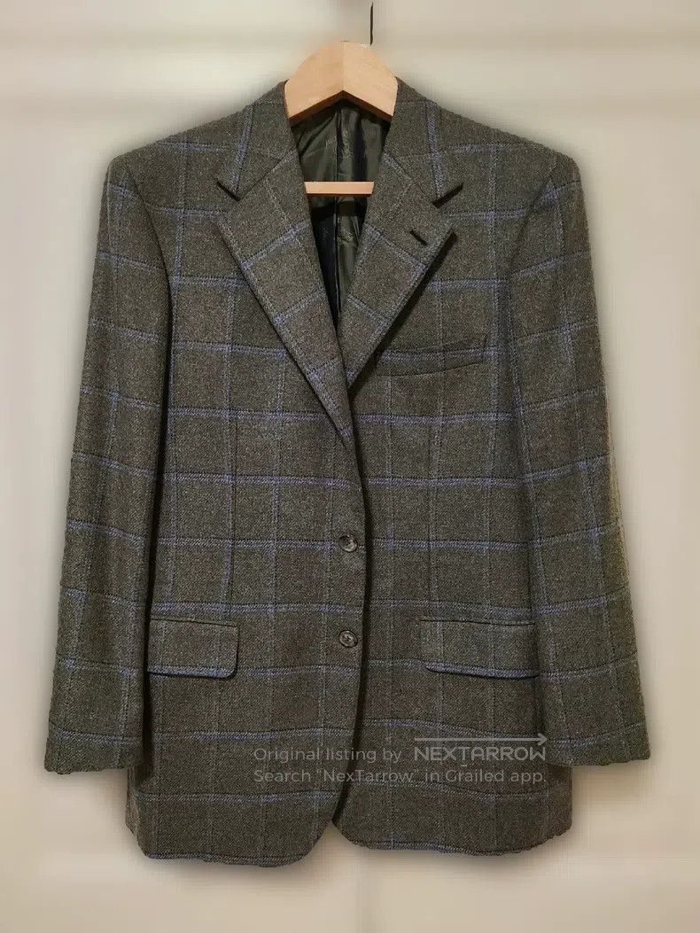 Brioni Brioni Thick Winter Pure Cashmere Windowpane Pattern Suit Size US L / EU 52-54 / 3 - 9 Thumbnail