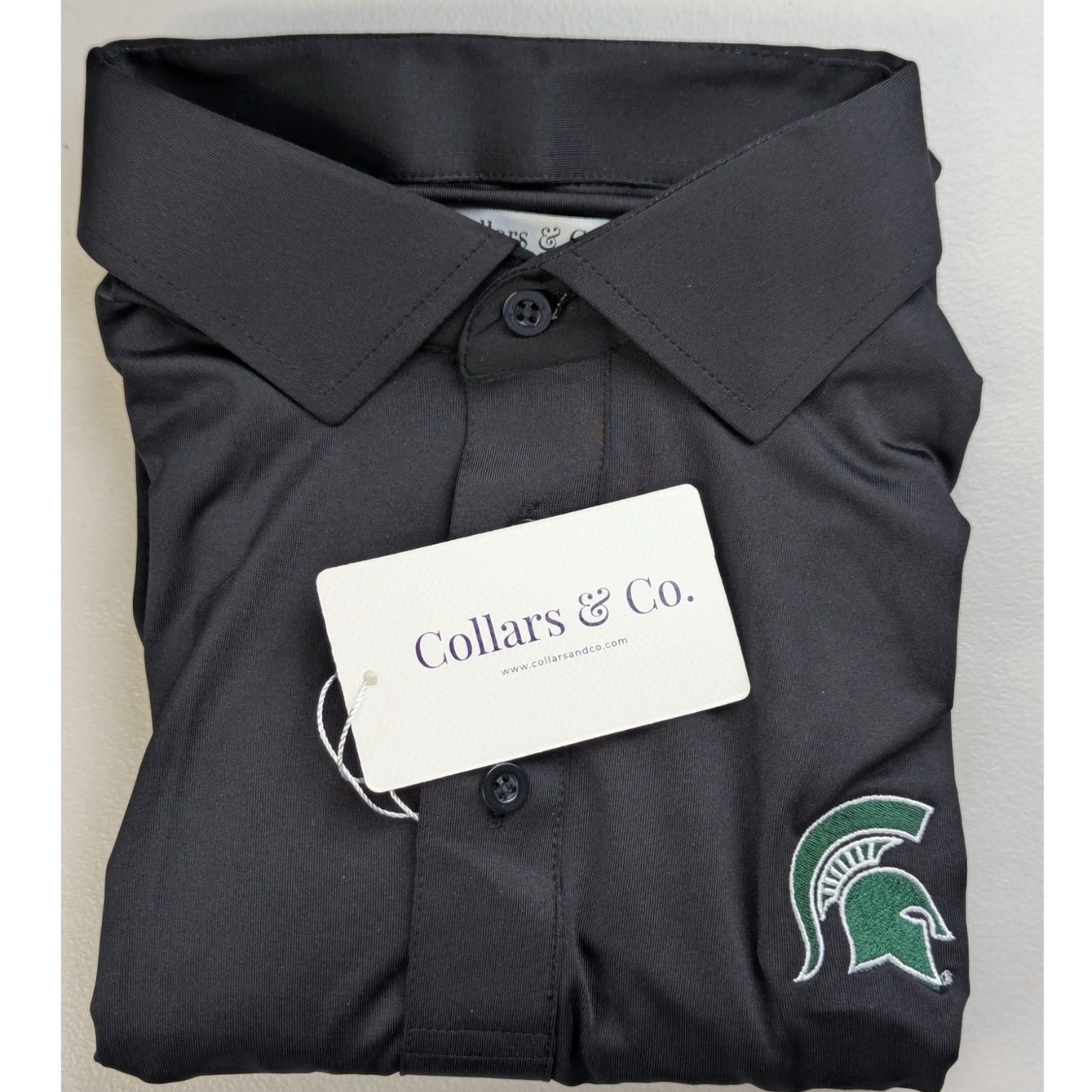 Other Collars & Co Dress Collar Polo Shirt Golf Michigan State Size US M / EU 48-50 / 2 - 1 Thumbnail