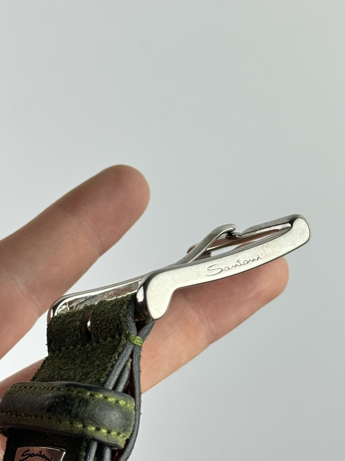 Santoni Santoni Leather Belt Size ONE SIZE - 3 Thumbnail