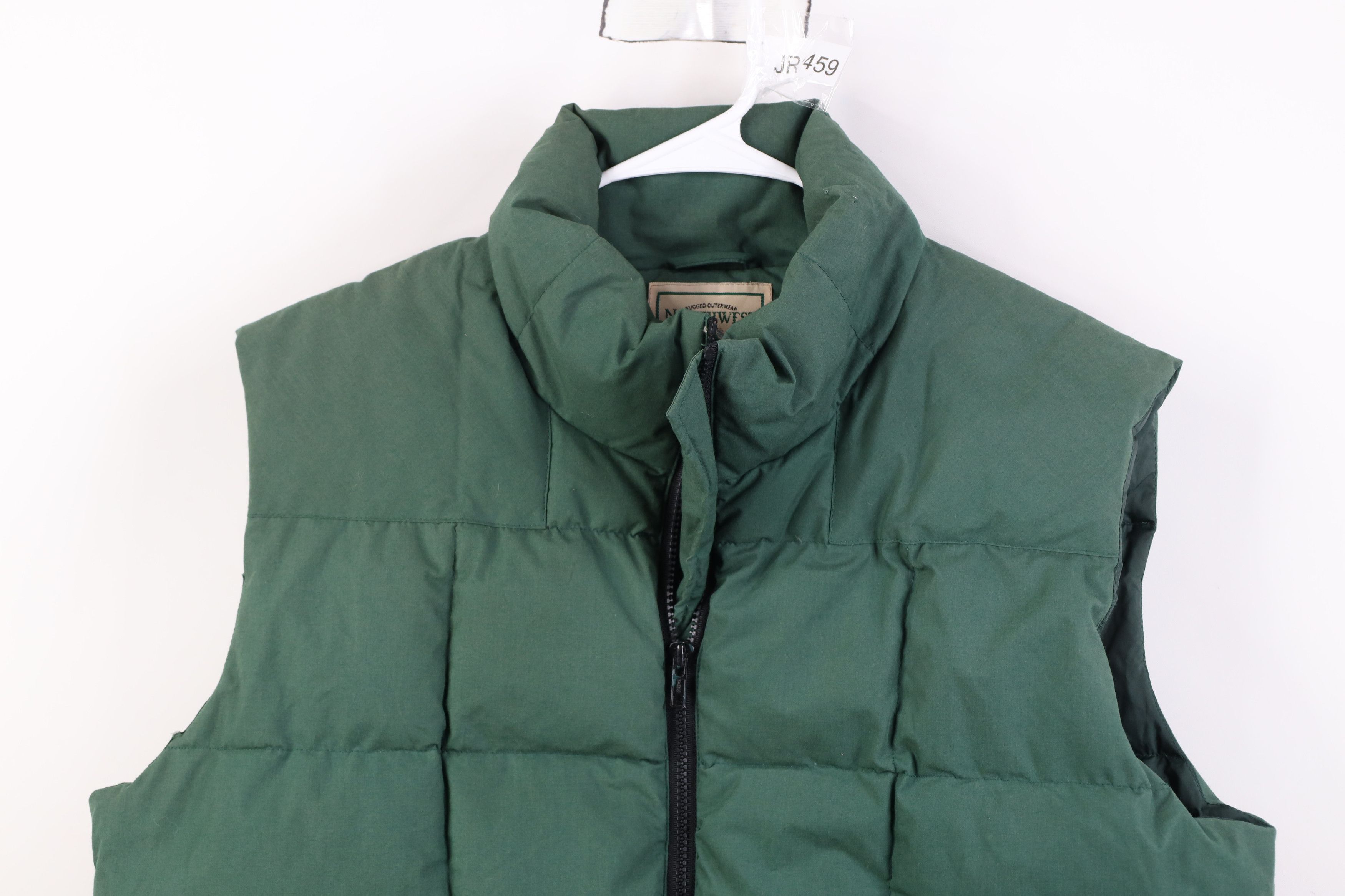 Vintage Vintage 90s Streetwear Duck Down Puffer Vest Jacket Green Size US M / EU 48-50 / 2 - 2 Thumbnail