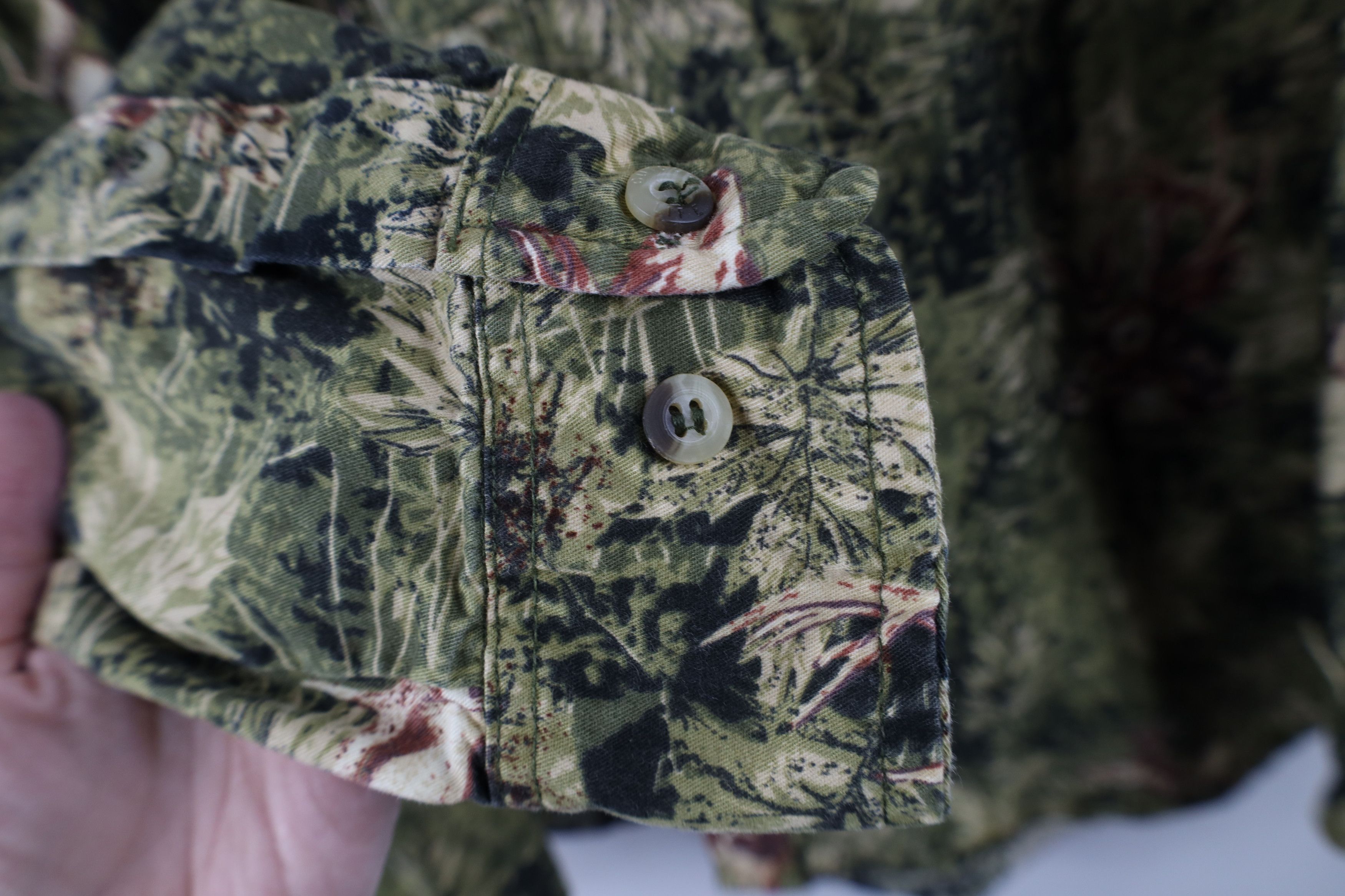 Vintage Vintage 90s Y2K Streetwear Camouflage Collared Button Shirt Size US M / EU 48-50 / 2 - 8 Thumbnail