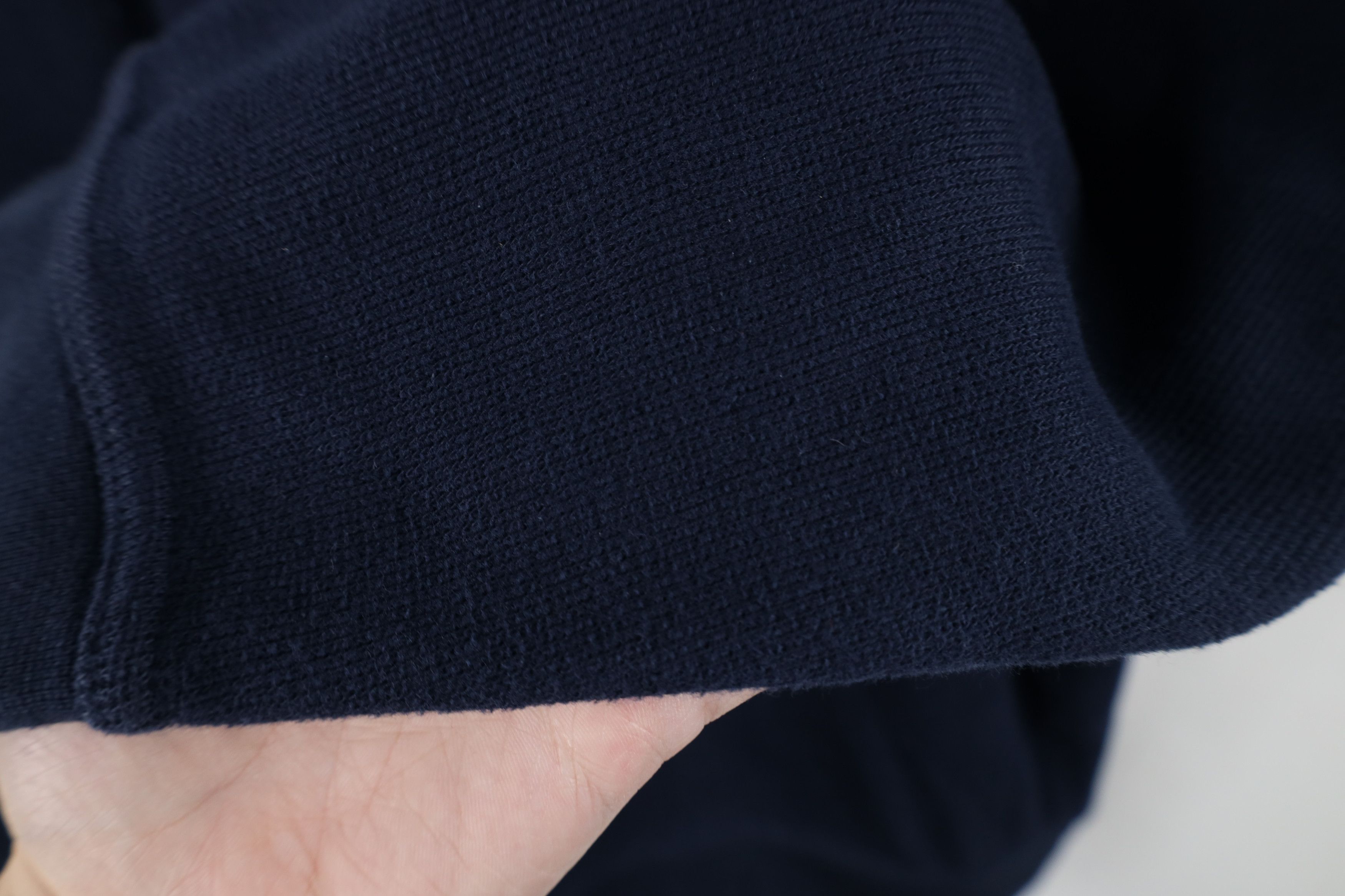 Vintage Vintage 90s Streetwear Heavyweight Knit Long Sleeve Polo Size US L / EU 52-54 / 3 - 9 Thumbnail
