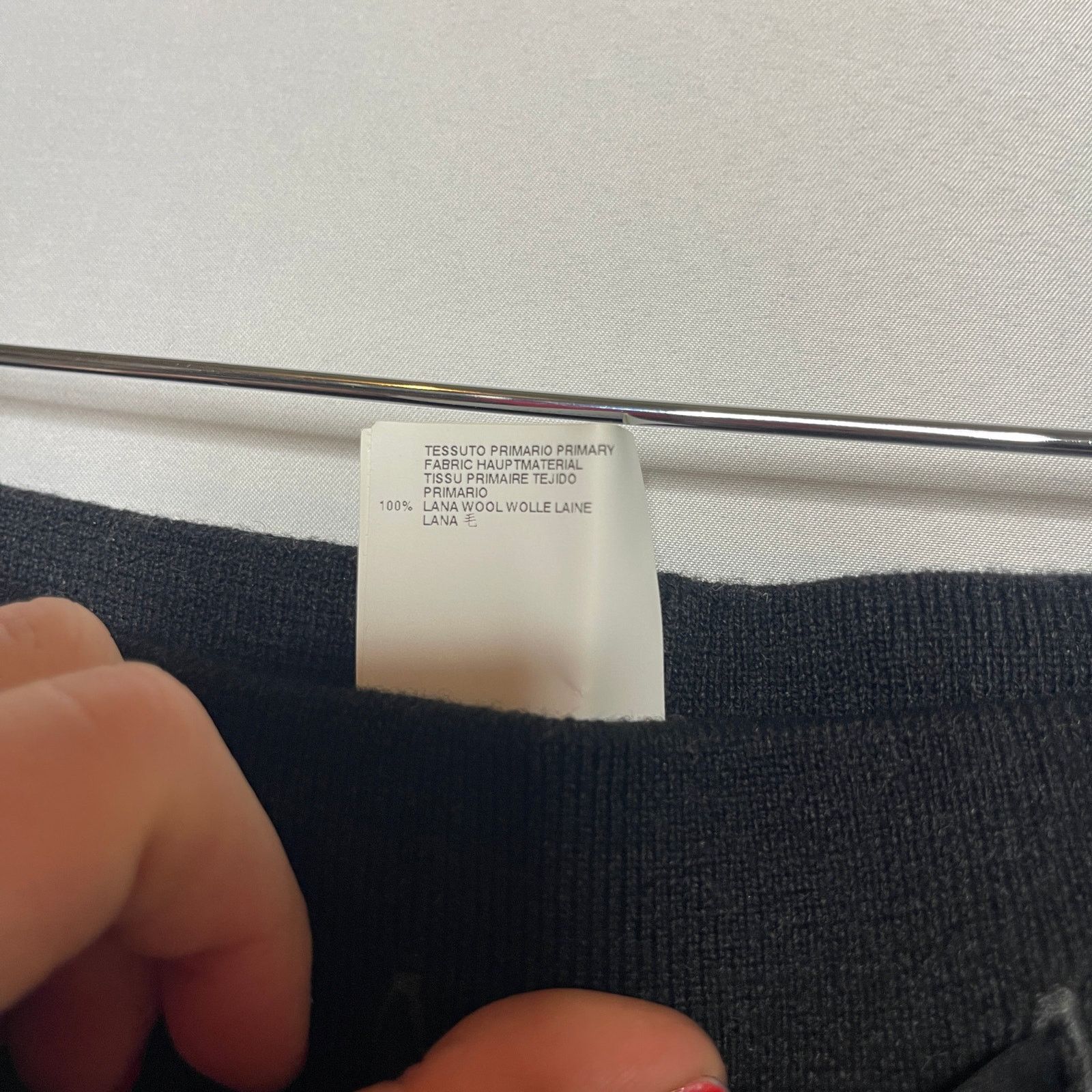 Maison Margiela MM6 Maison Margiela Color-block 100% Wool knit Sweat Pants Size 27" / US 4 / IT 40 - 6 Thumbnail